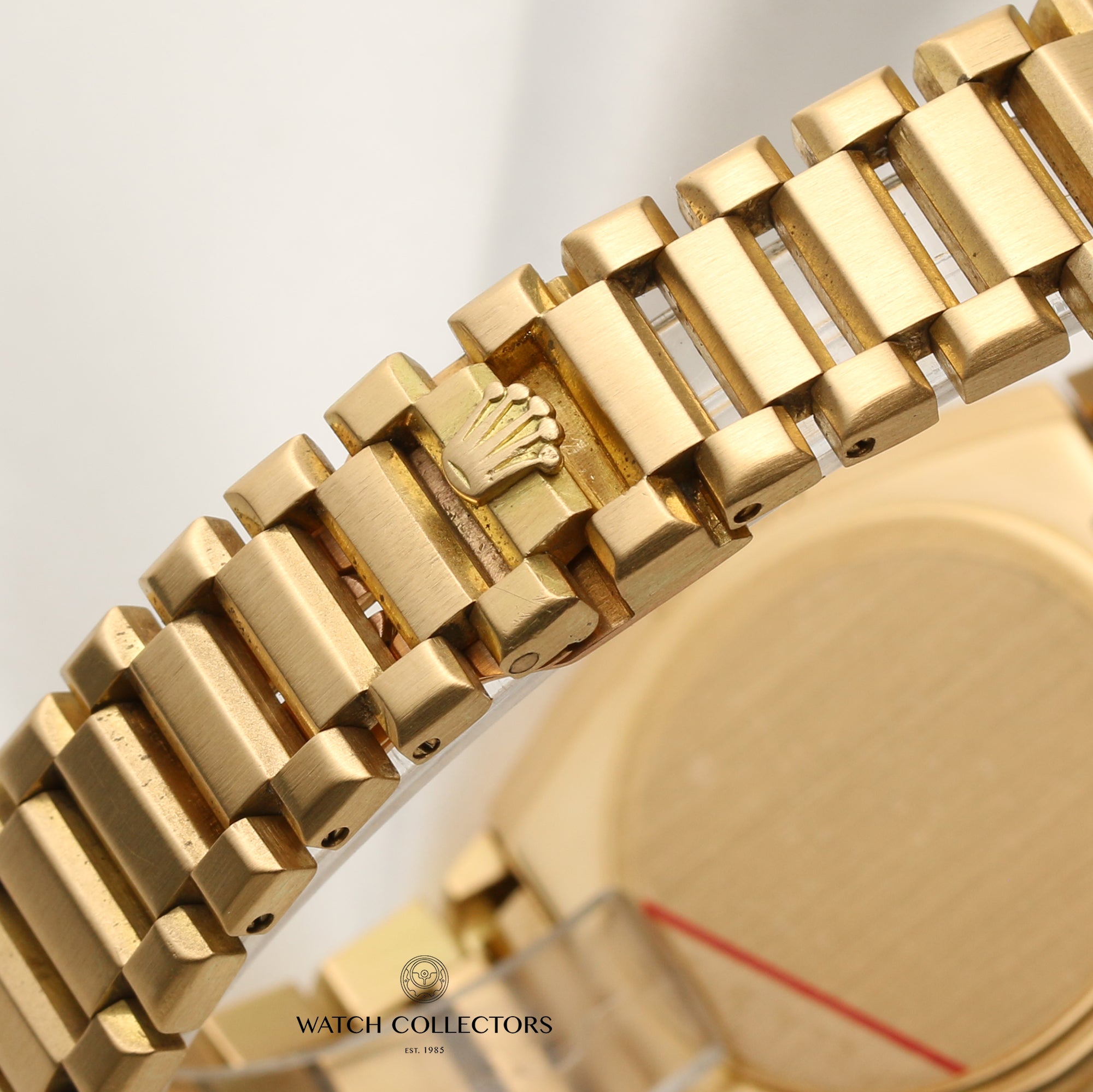 Rolex Quartz Beta 18K Yellow Gold Champagne Diamond Second Hand Watch Collectors 10