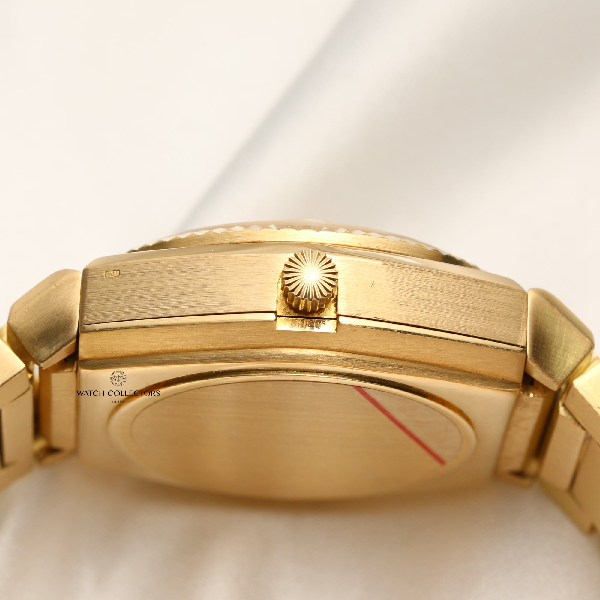 Rolex Quartz Beta 18K Yellow Gold Champagne Diamond Second Hand Watch Collectors 5