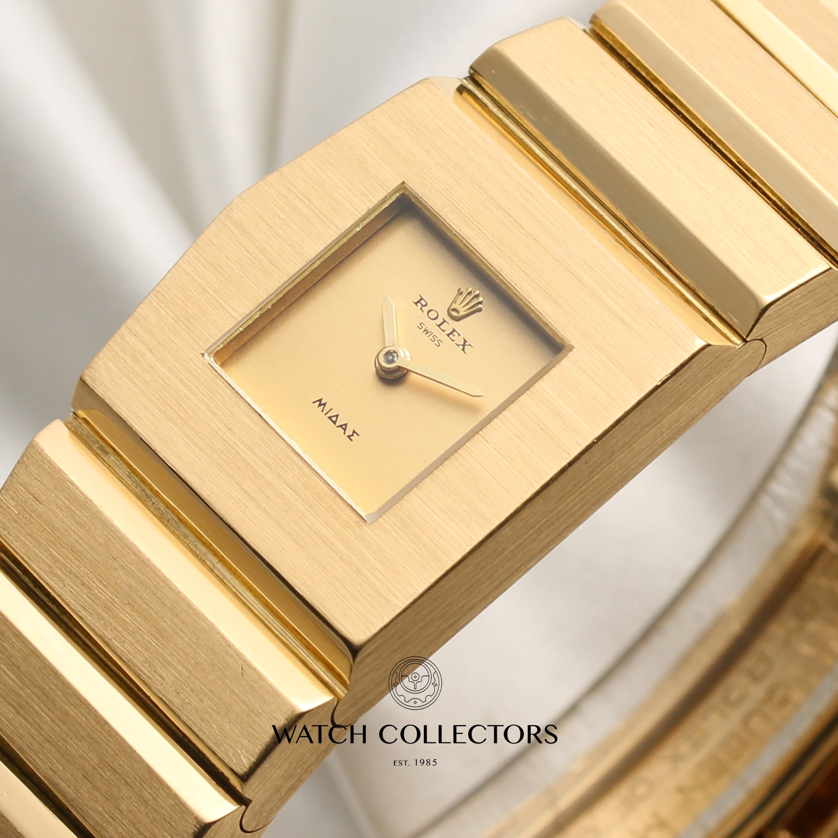 Rolex Queen Of Midas 18K Yellow Gold Second Hand Watch Collectors 4