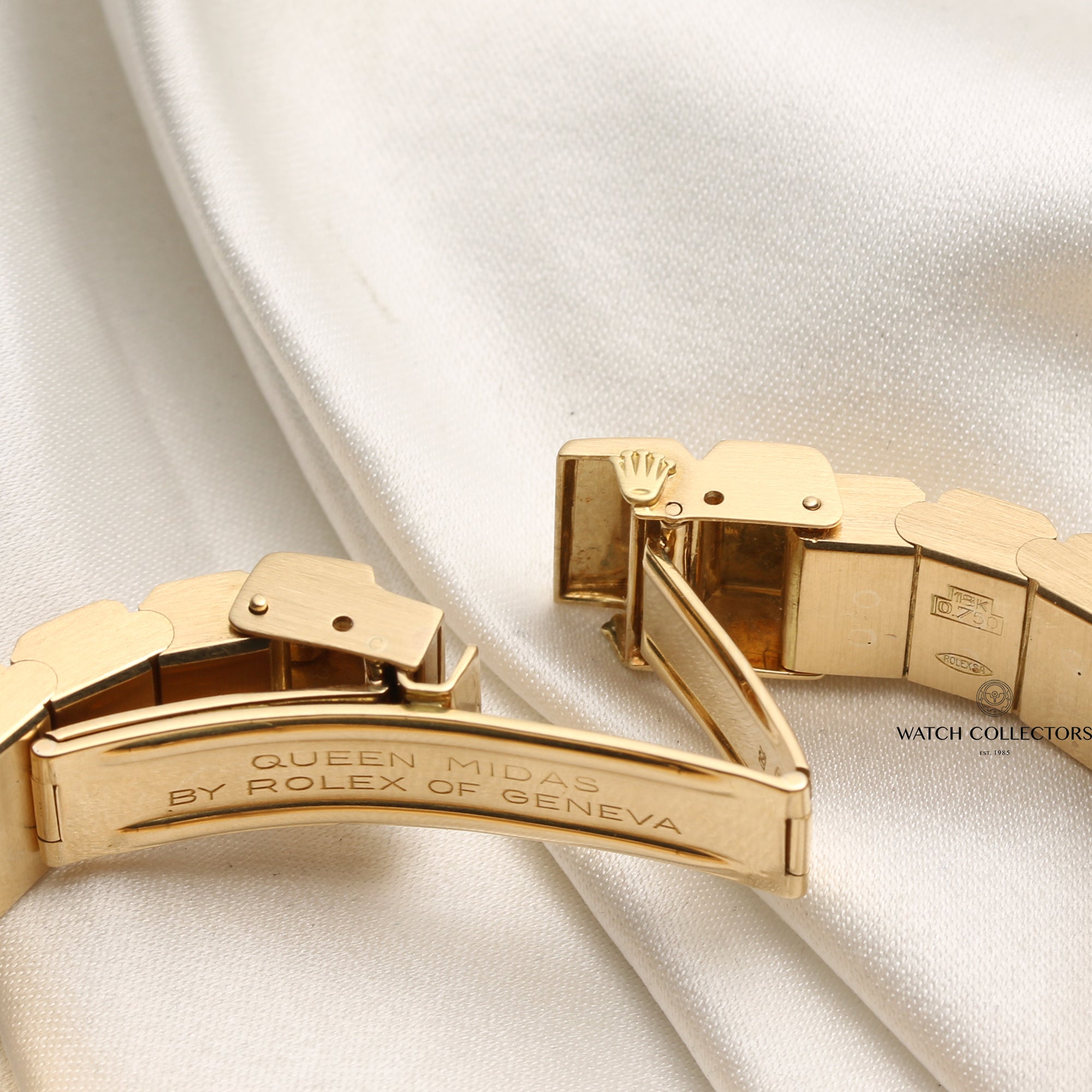 Rolex Queen Of Midas 18K Yellow Gold Second Hand Watch Collectors 9