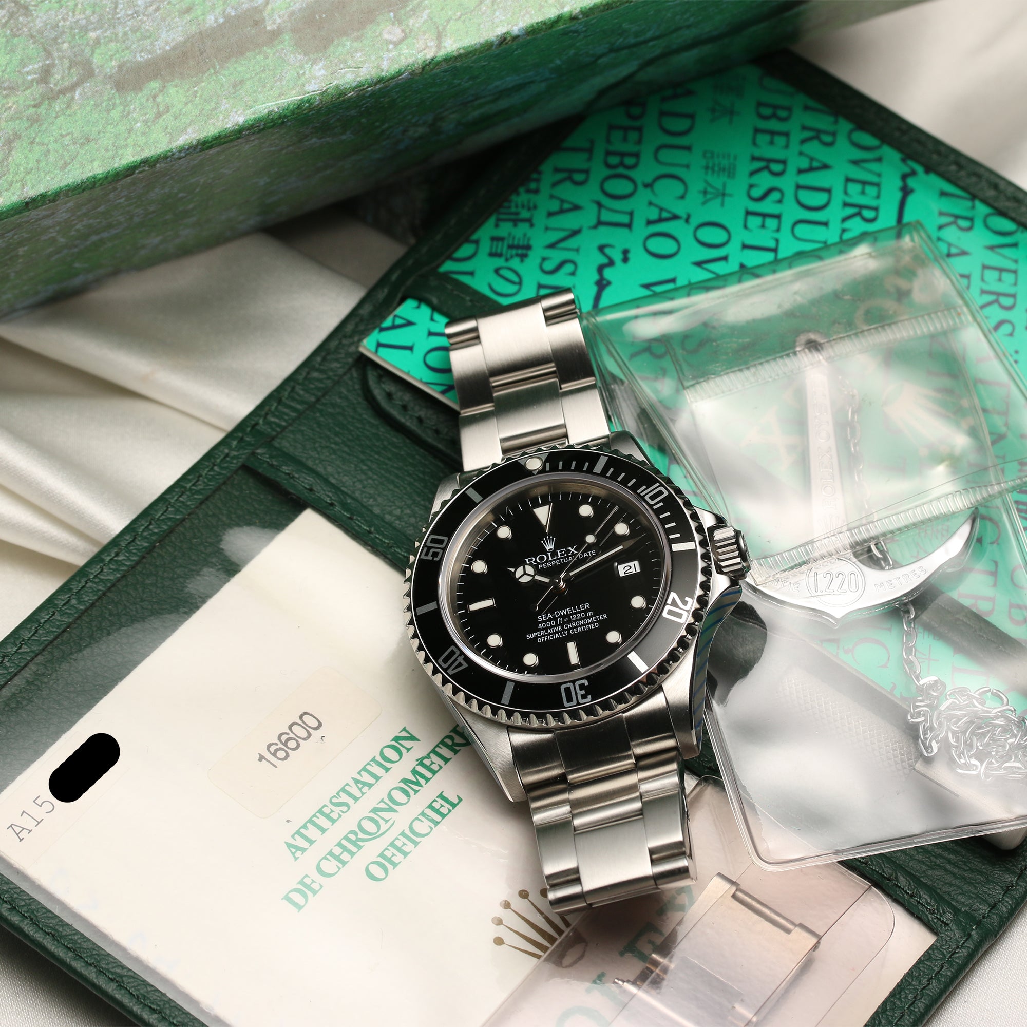 Rolex Sea-Dweller 16600 Stainless Steel Second Hand Watch Collectors 9