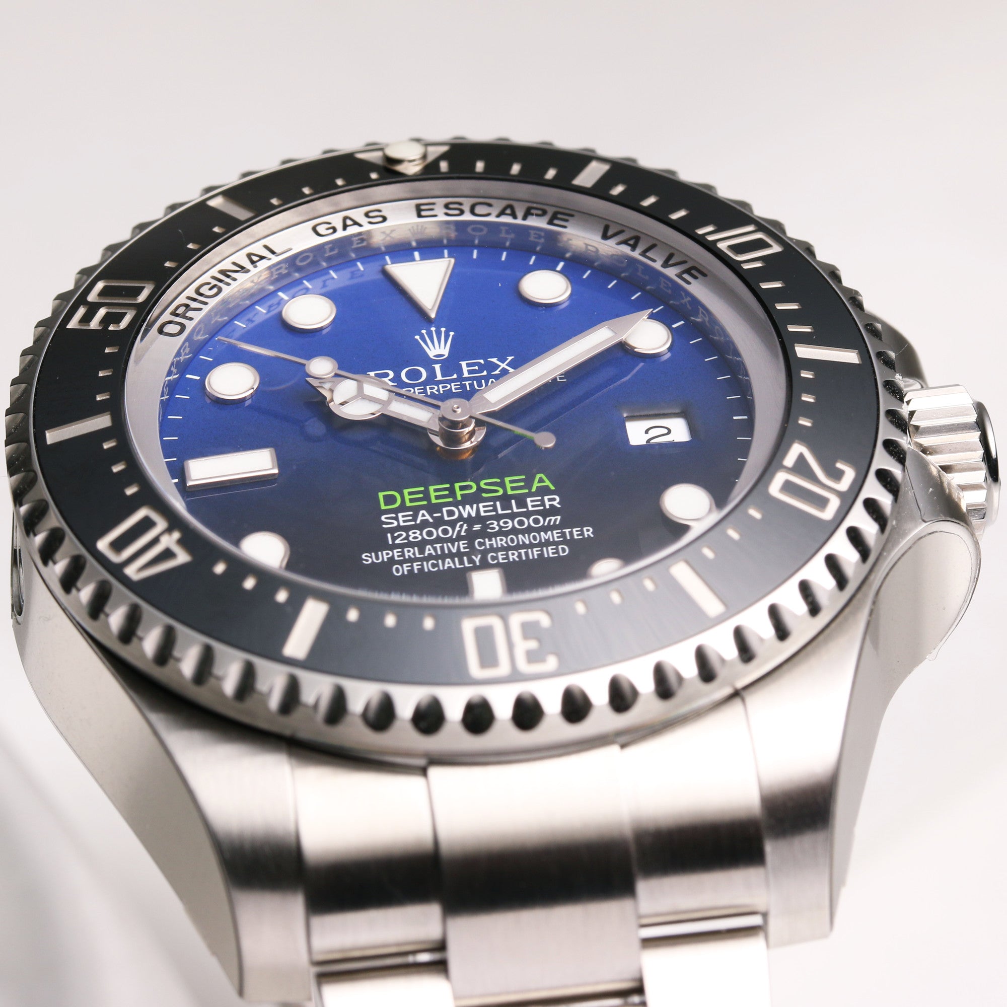 Rolex Sea-Dweller Deepsea D-Blue James Cameron 116660 Stainless Steel Second Hand Watch Collectors 4