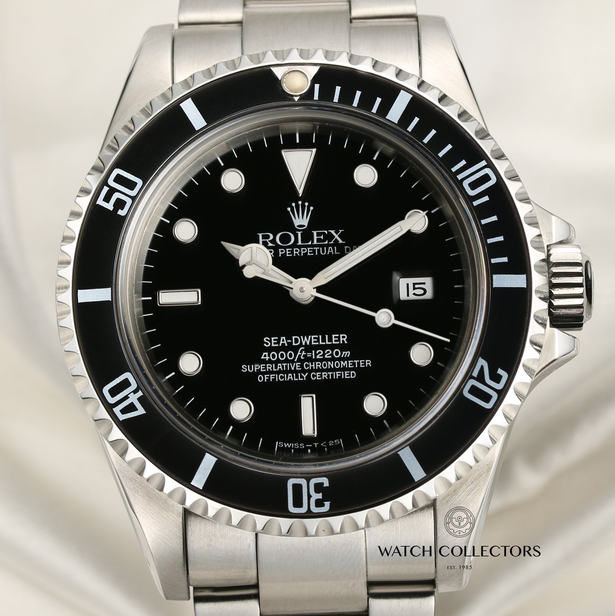 Rolex Sea-Dweller Stainless Steel Second Hand Watch Collectors 2