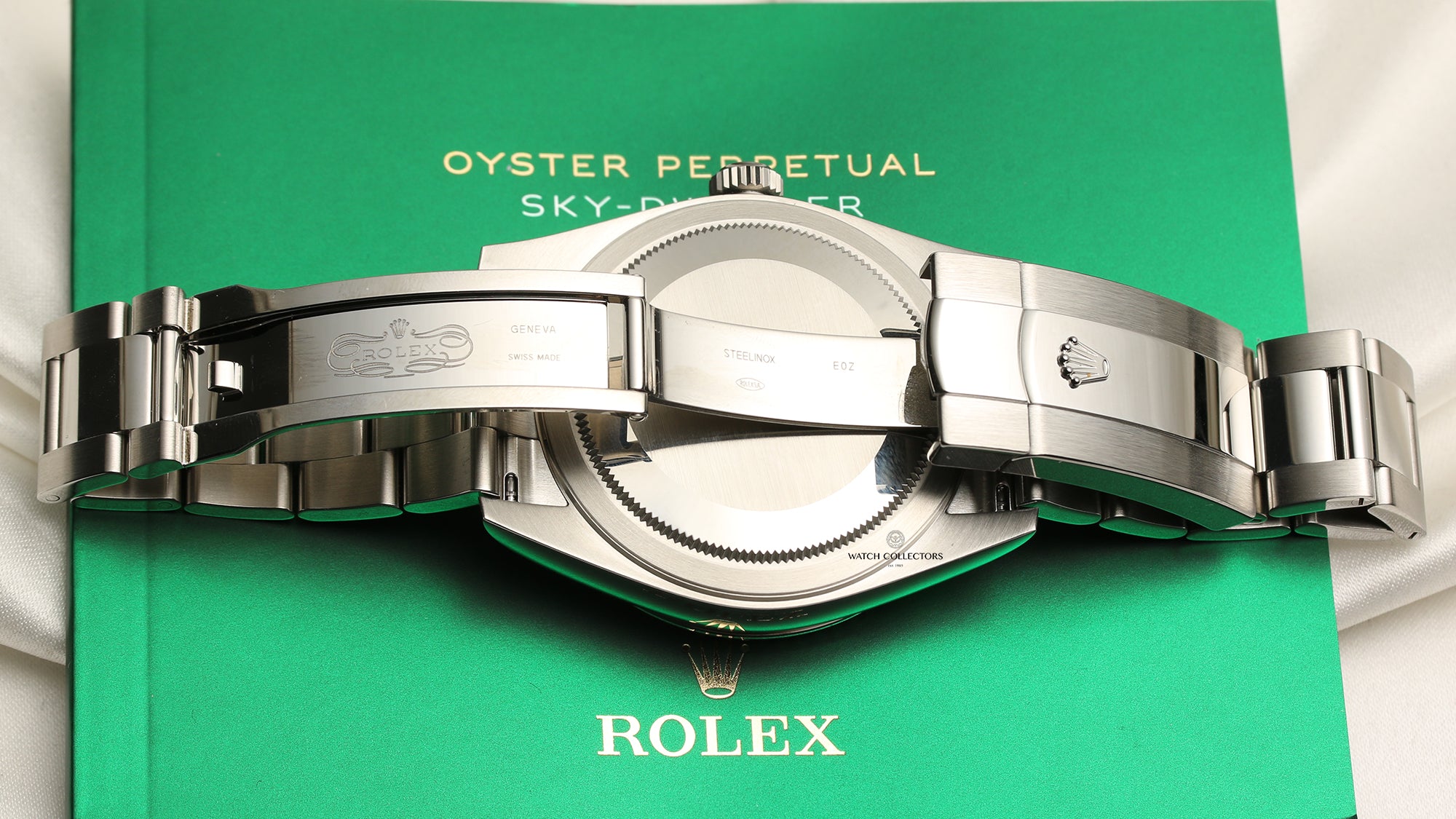 Rolex Sky-Dweller Stainless Steel Blue Dial Second Hand Watch Collectors 8