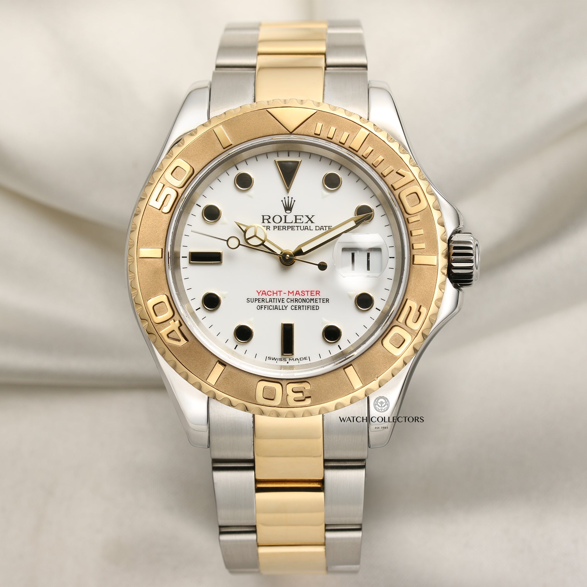 Rolex Steel & Gold Yacht-Master Second Hand Watch Collectors 1