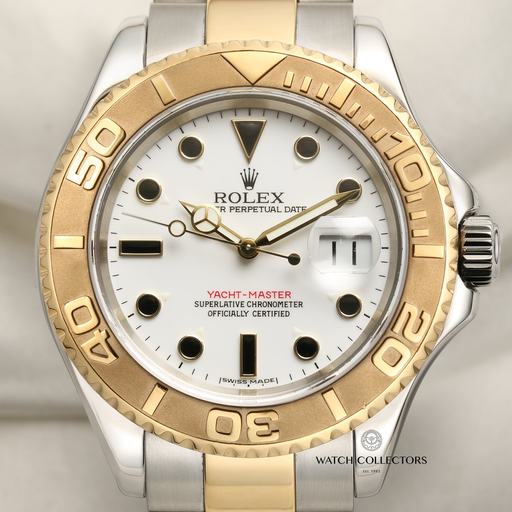 Rolex Steel & Gold Yacht-Master Second Hand Watch Collectors 2