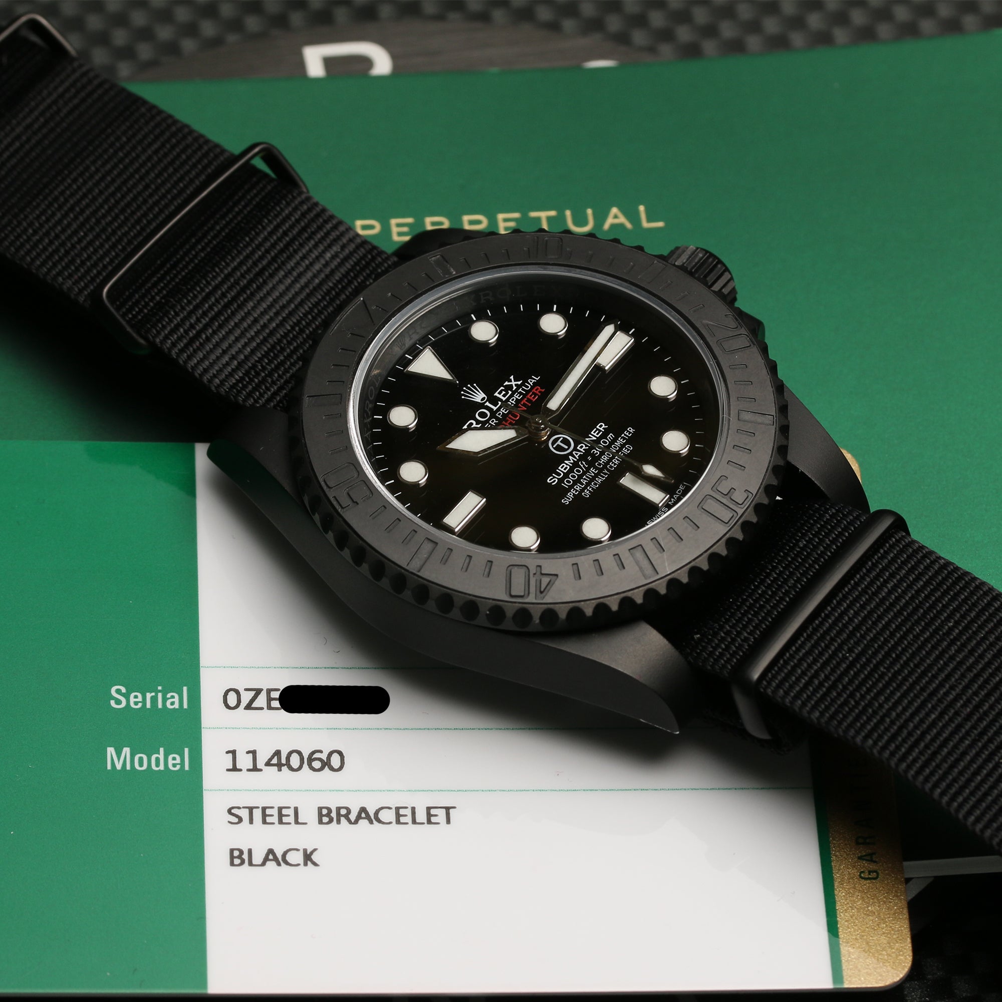 Rolex Submariner 114060 Non Date Pro Hunter Second Hand Watch Collectors 6