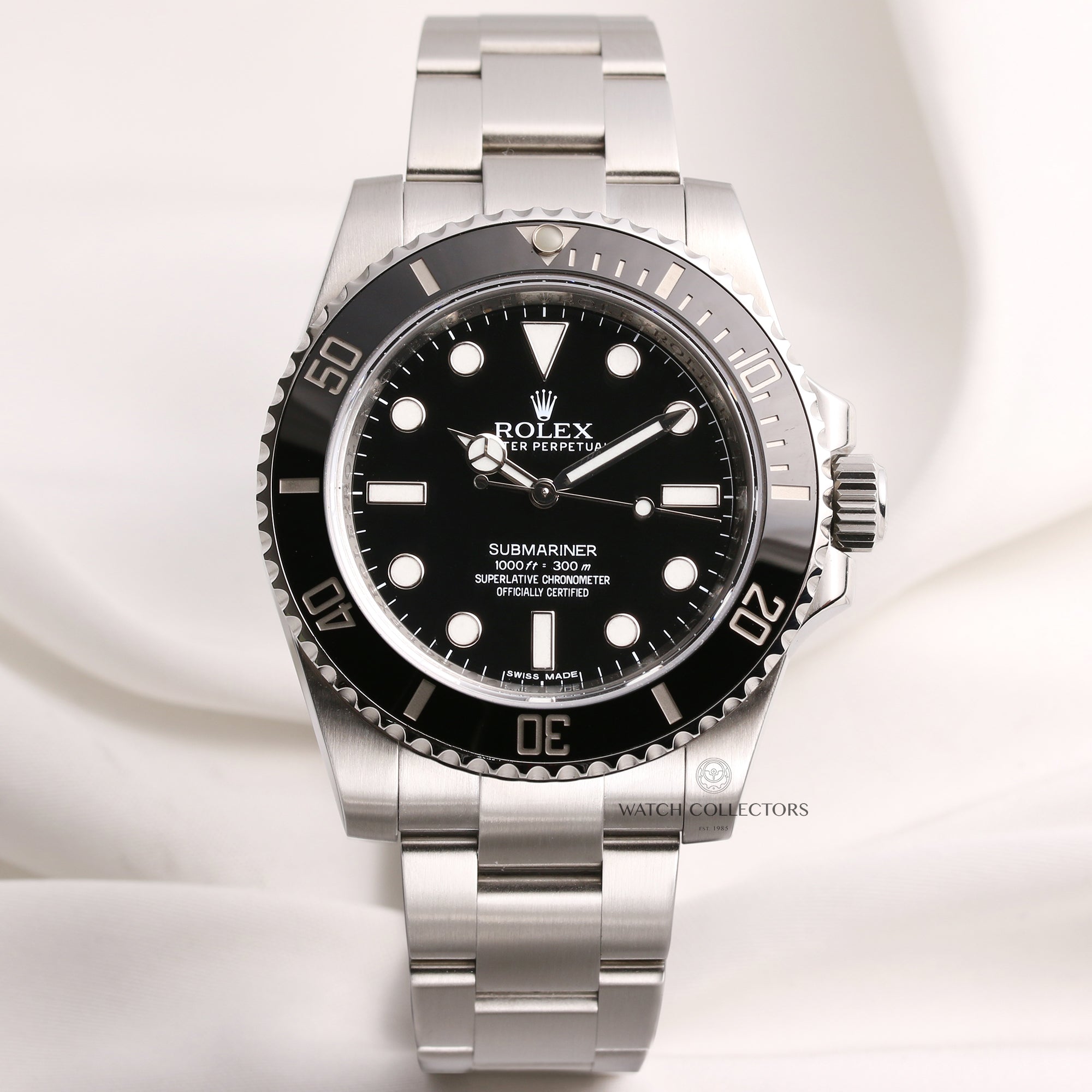 Rolex-Submariner-114060-Stainless-Steel-Second-Hand-Watch-Collectors-1