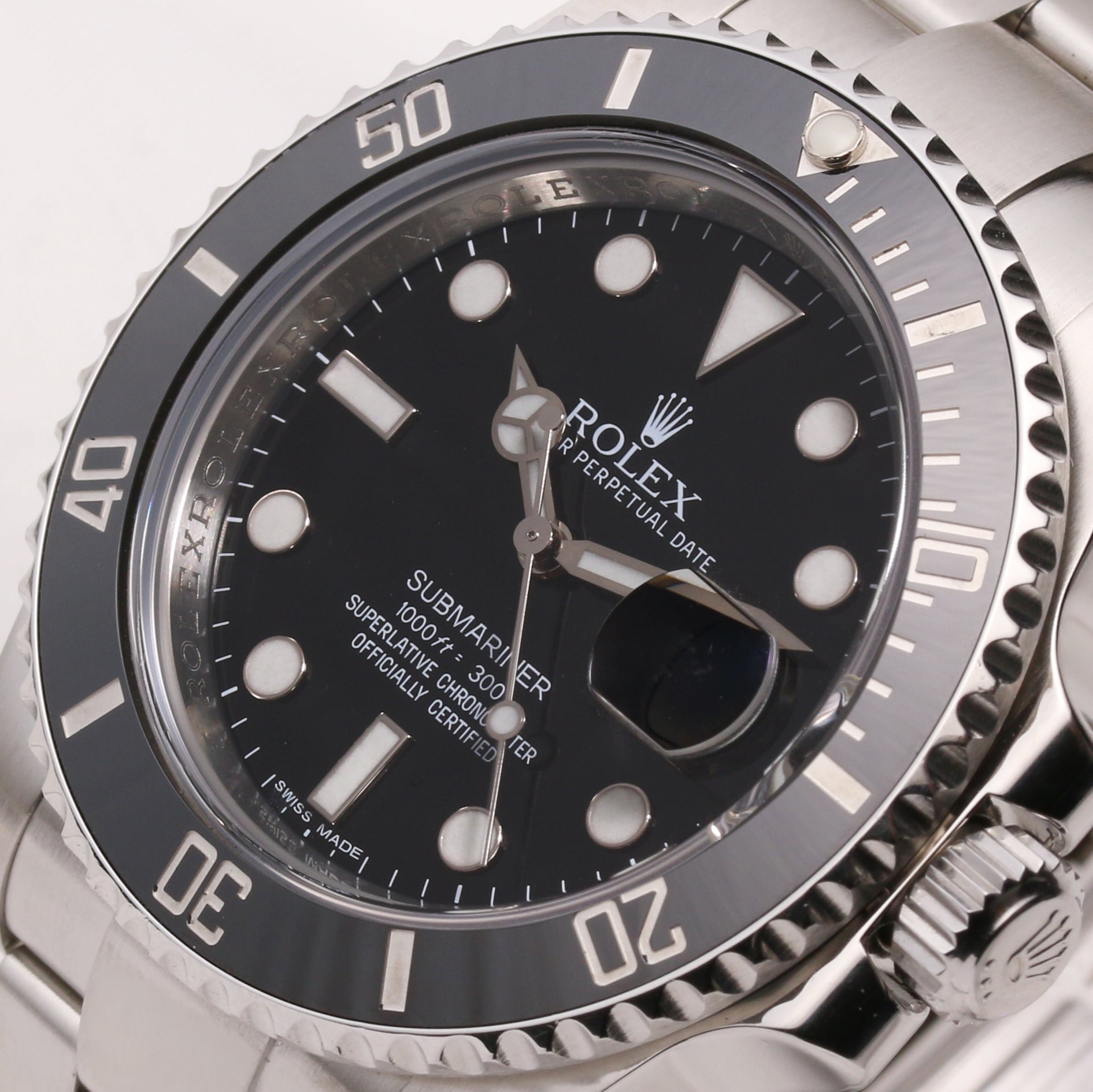 Rolex Submariner 116610LN Stainless Steel Ceramic Bezel Second Hand Watch Collectors 4