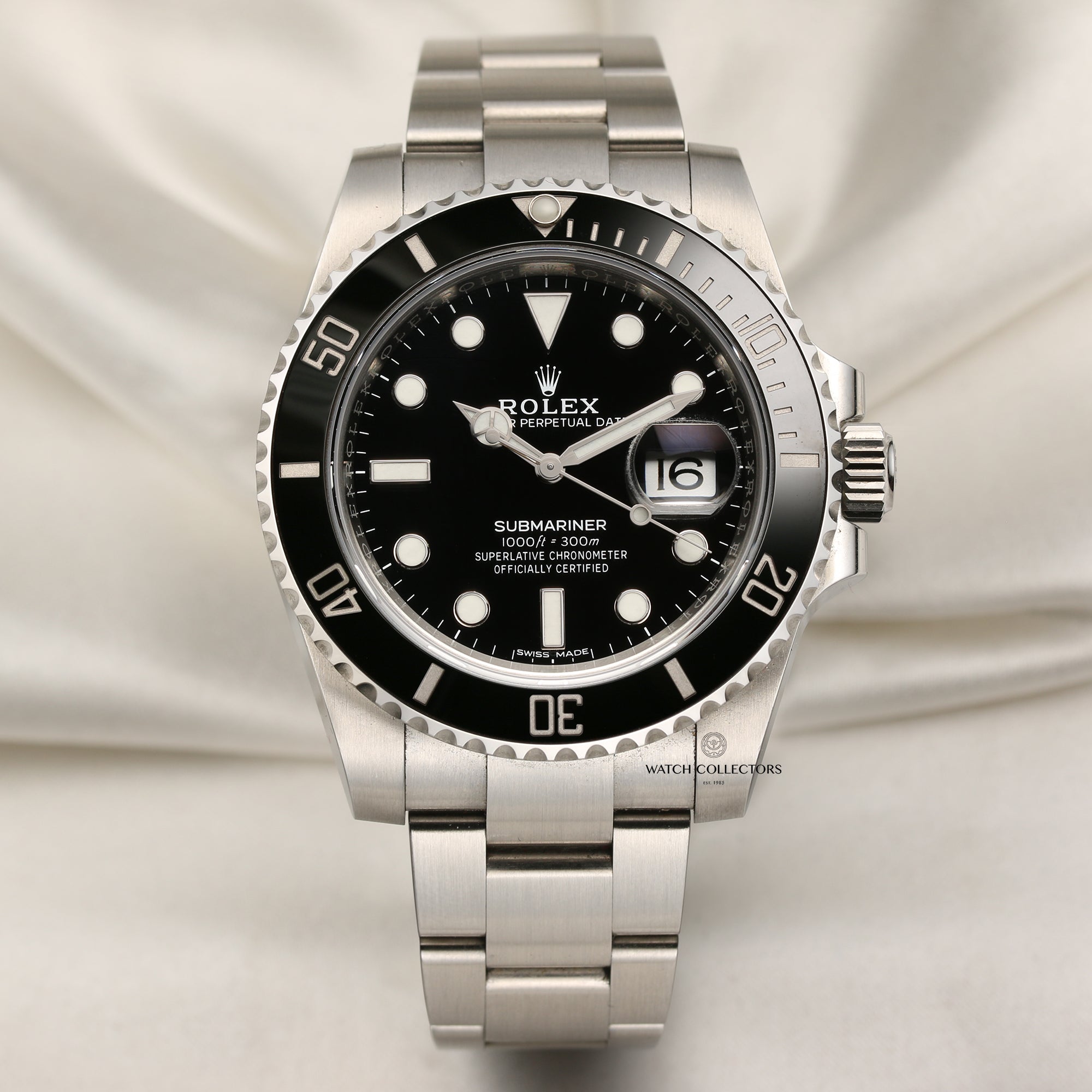 Rolex Submariner 116610LN Stainless Steel Second Hand Watch Collectors 1