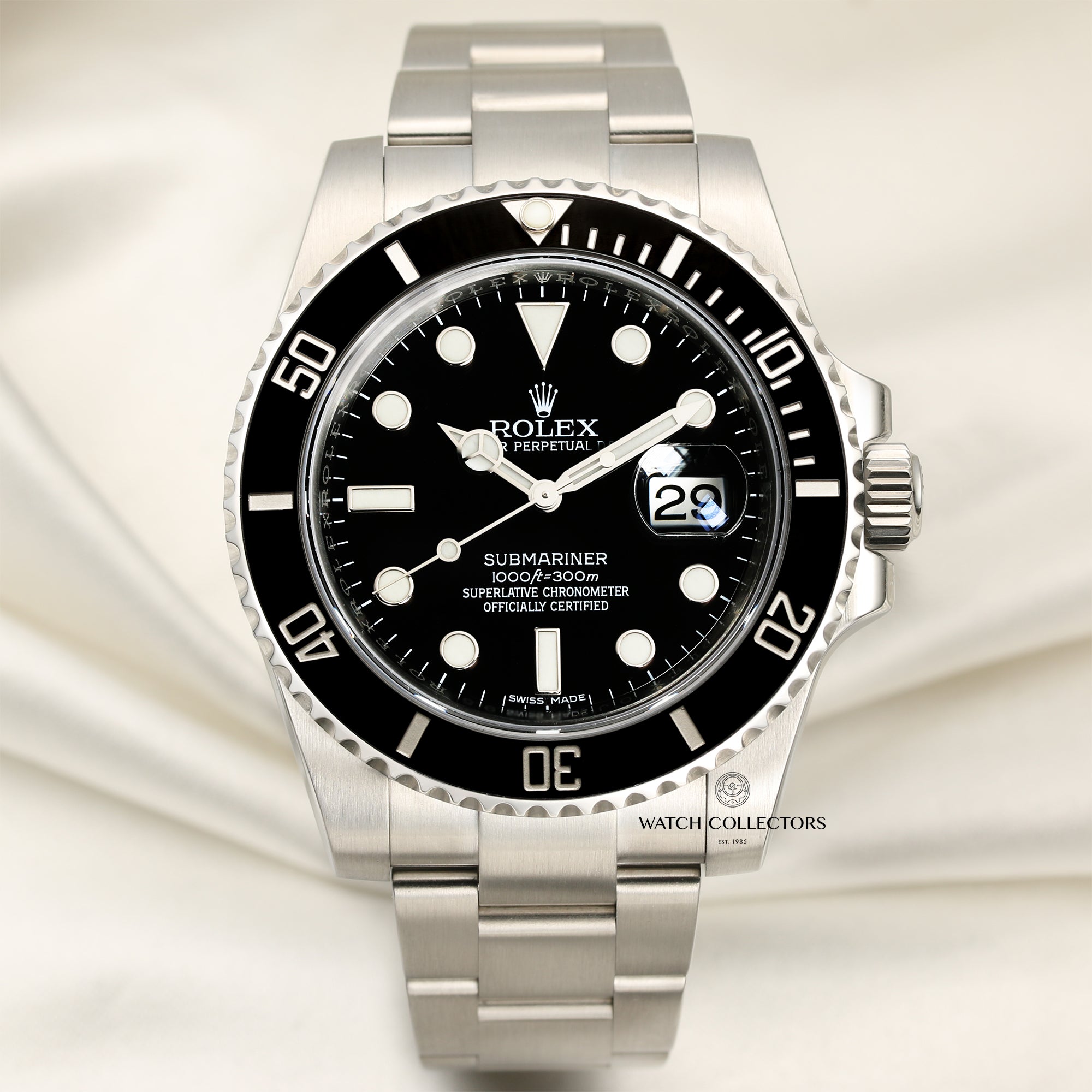 Rolex Submariner 116610LN Stainless Steel Second Hand Watch Collectors 1