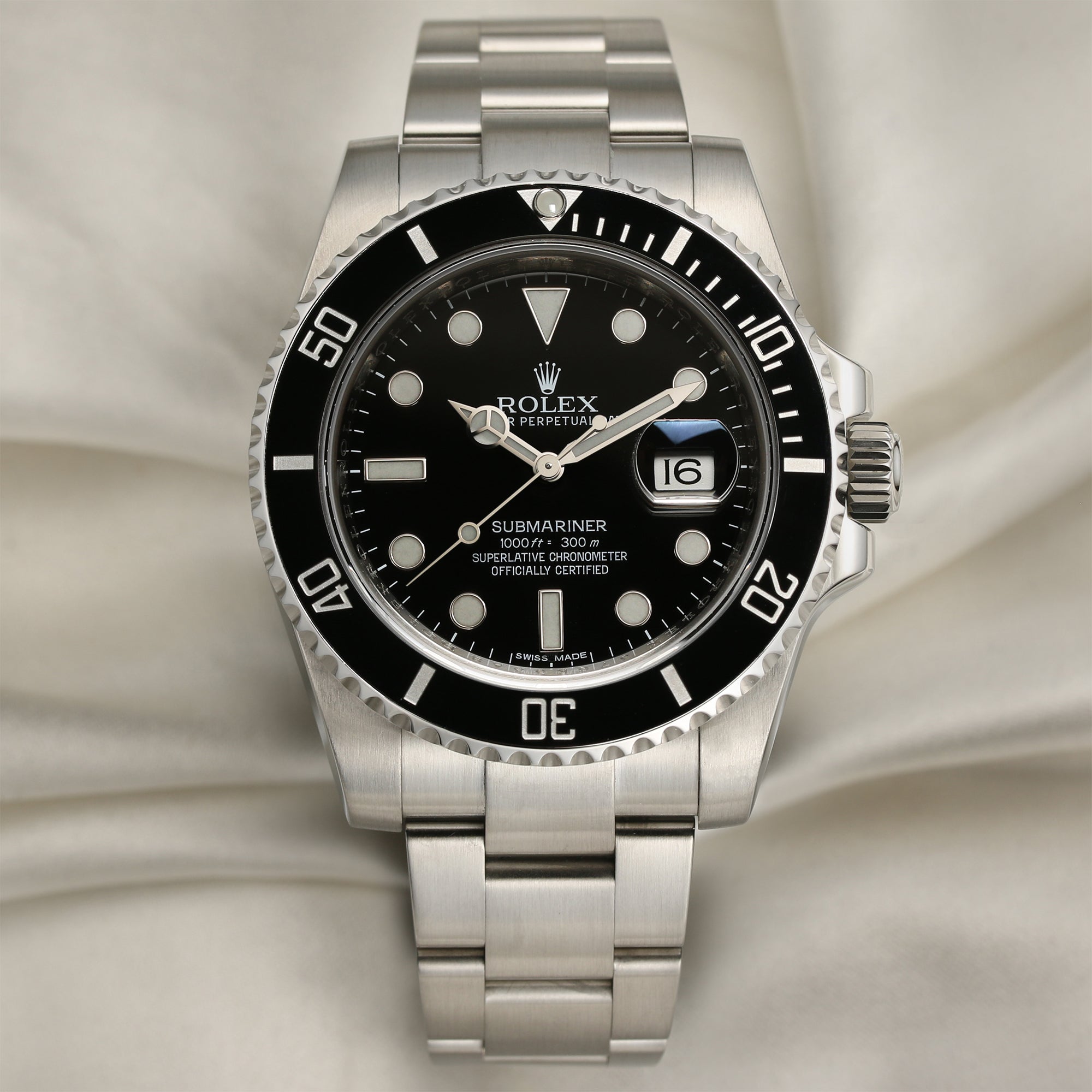 Rolex-Submariner-116610LN-Stainless-Steel-Second-Hand-Watch-Collectors-1