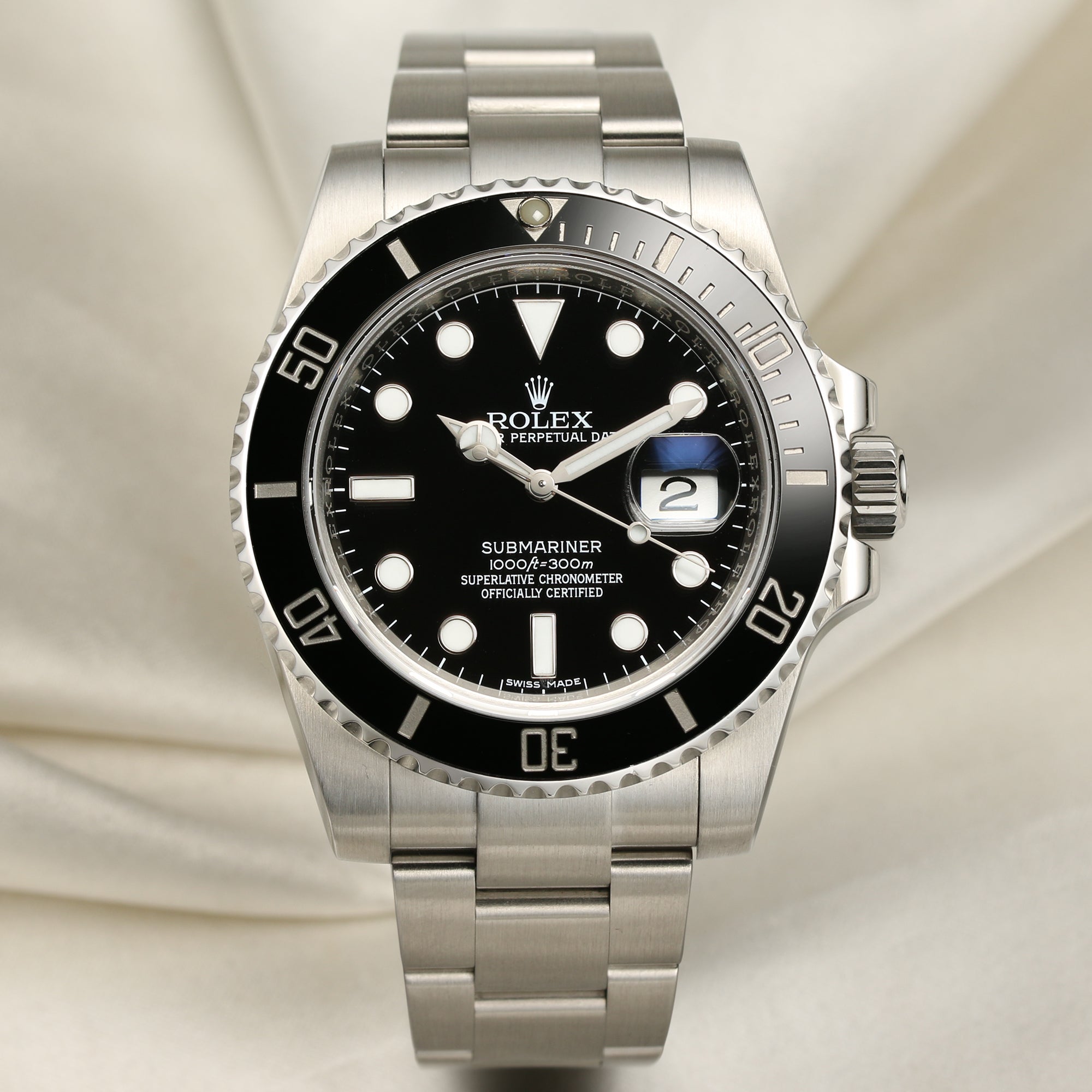 Rolex Submariner 116610LN Stainless Steel Second Hand Watch Collectors 1