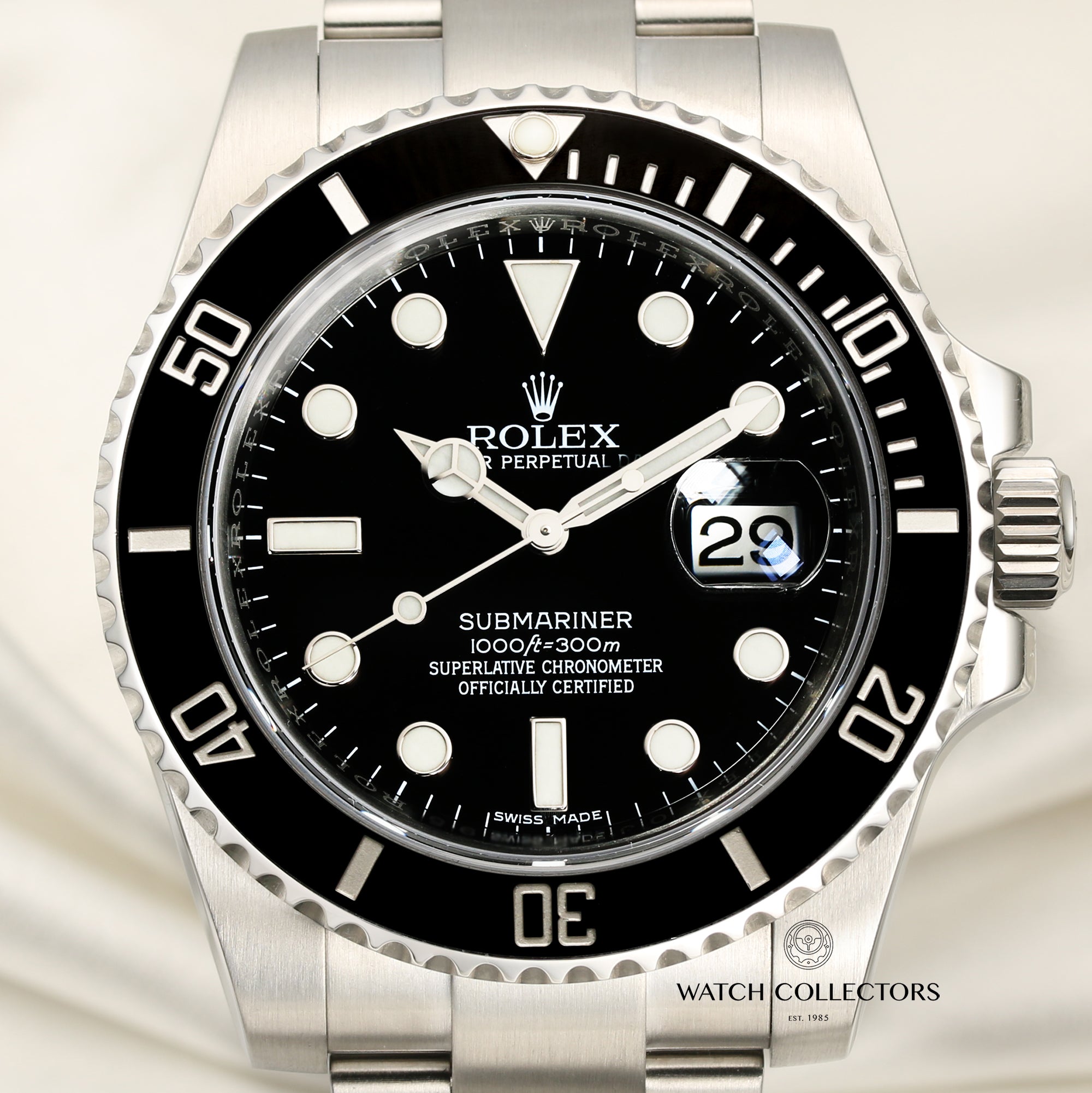 Rolex Submariner 116610LN Stainless Steel Second Hand Watch Collectors 2