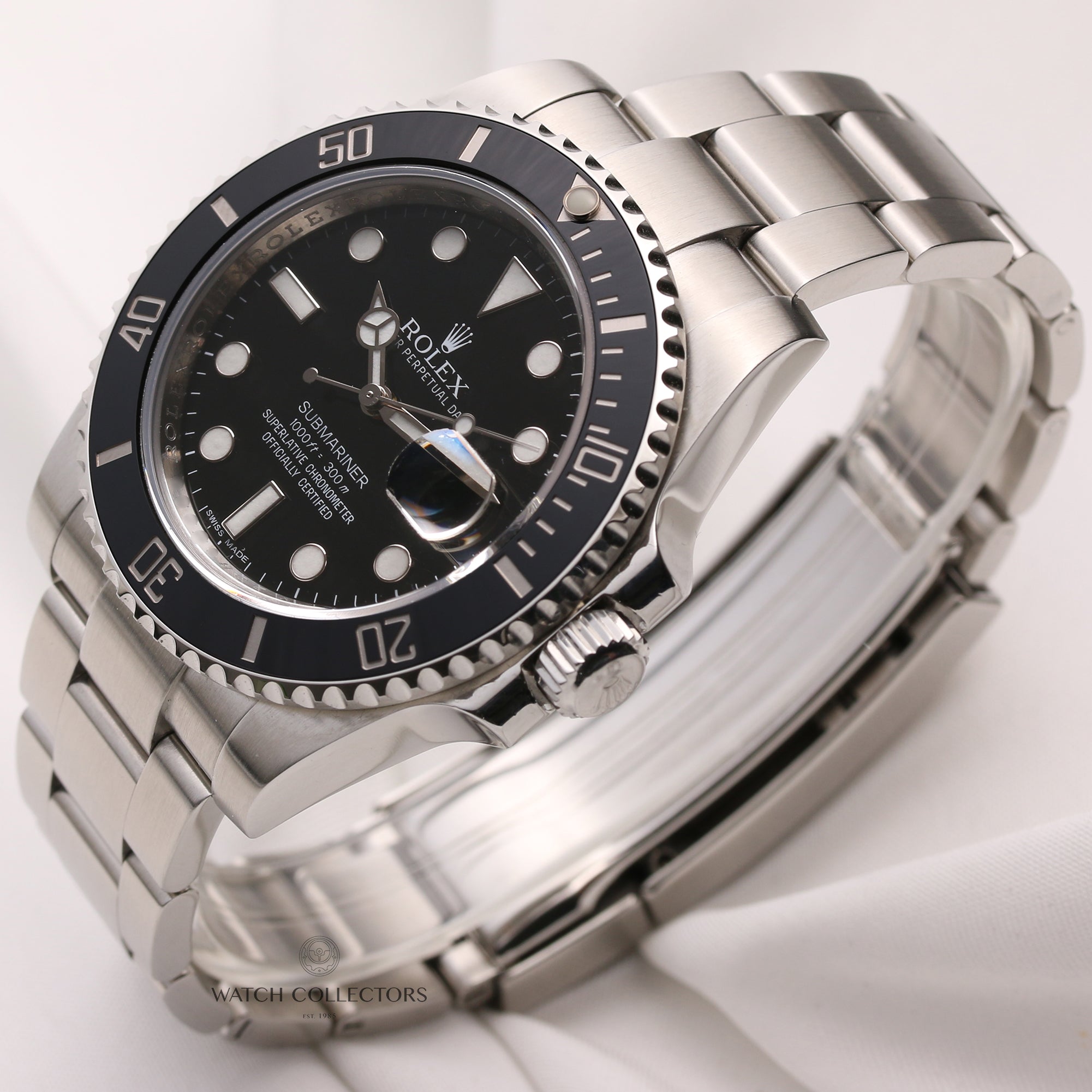 Rolex-Submariner-116610LN-Stainless-Steel-Second-Hand-Watch-Collectors-3