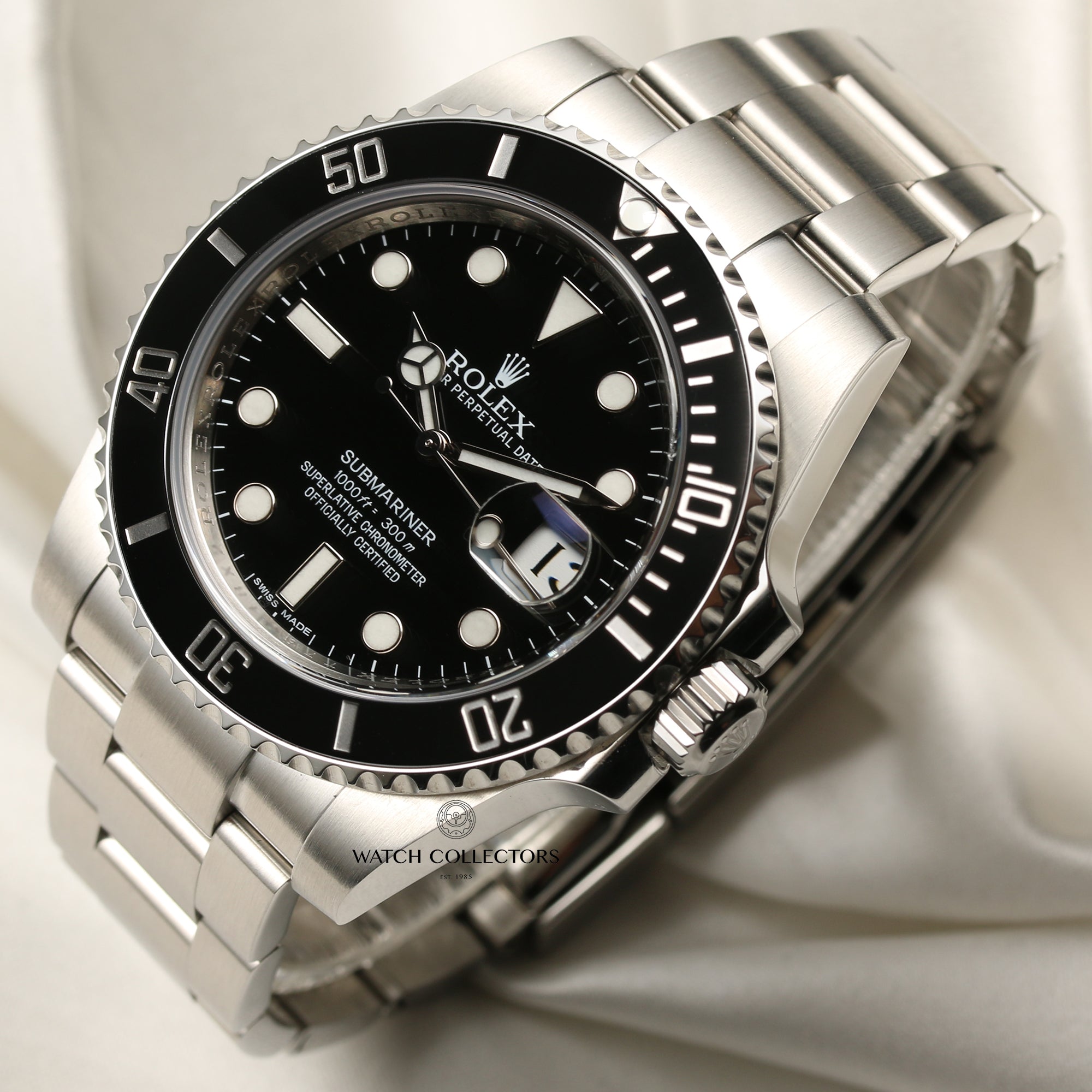 Rolex Submariner 116610LN Stainless Steel Second Hand Watch Collectors 3