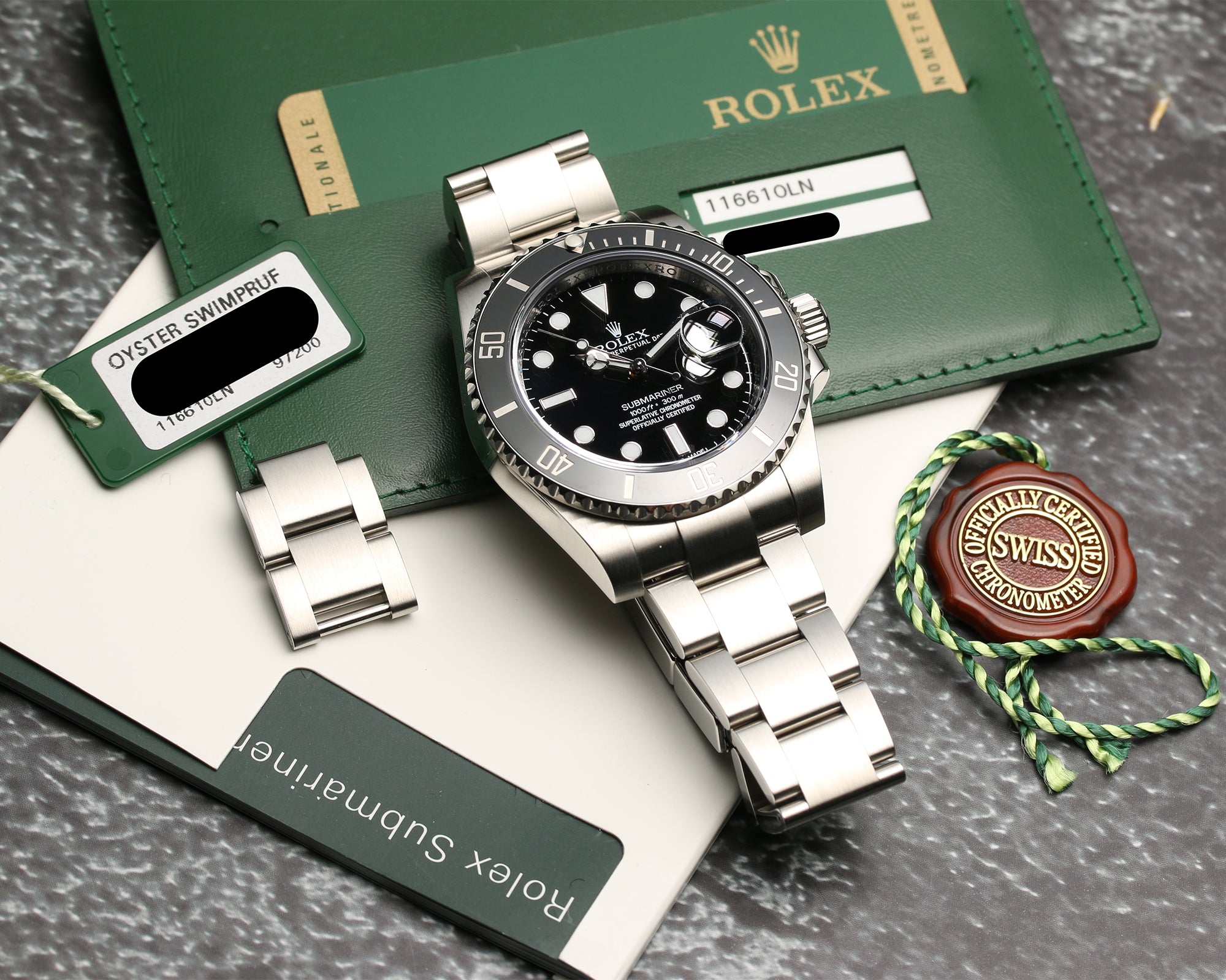 Rolex Submariner 116610LN Stainless Steel Second Hand Watch Collectors 8