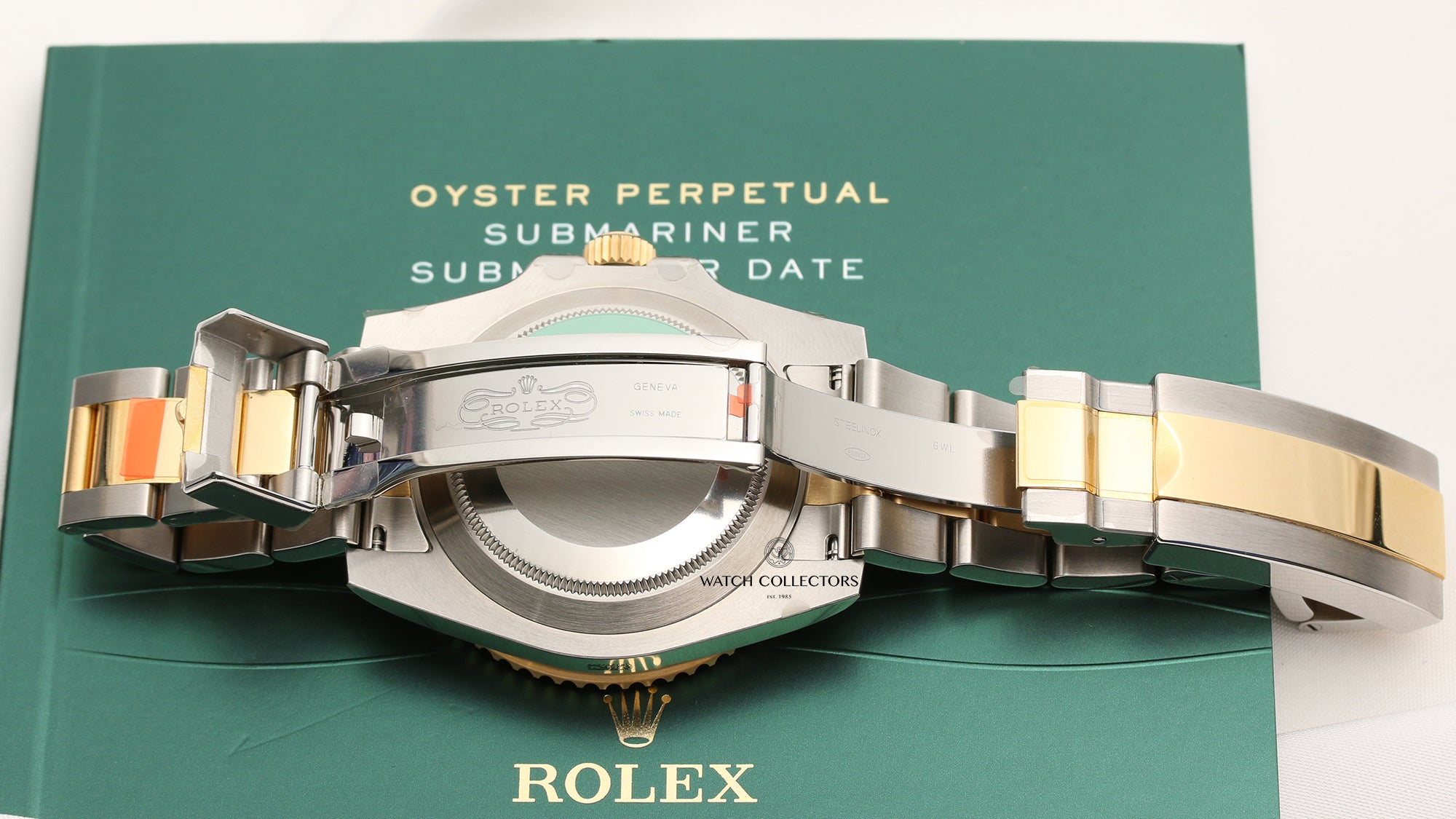 Rolex Submariner 116613LB Steel & Gold Second Hand Watch Collectors 7
