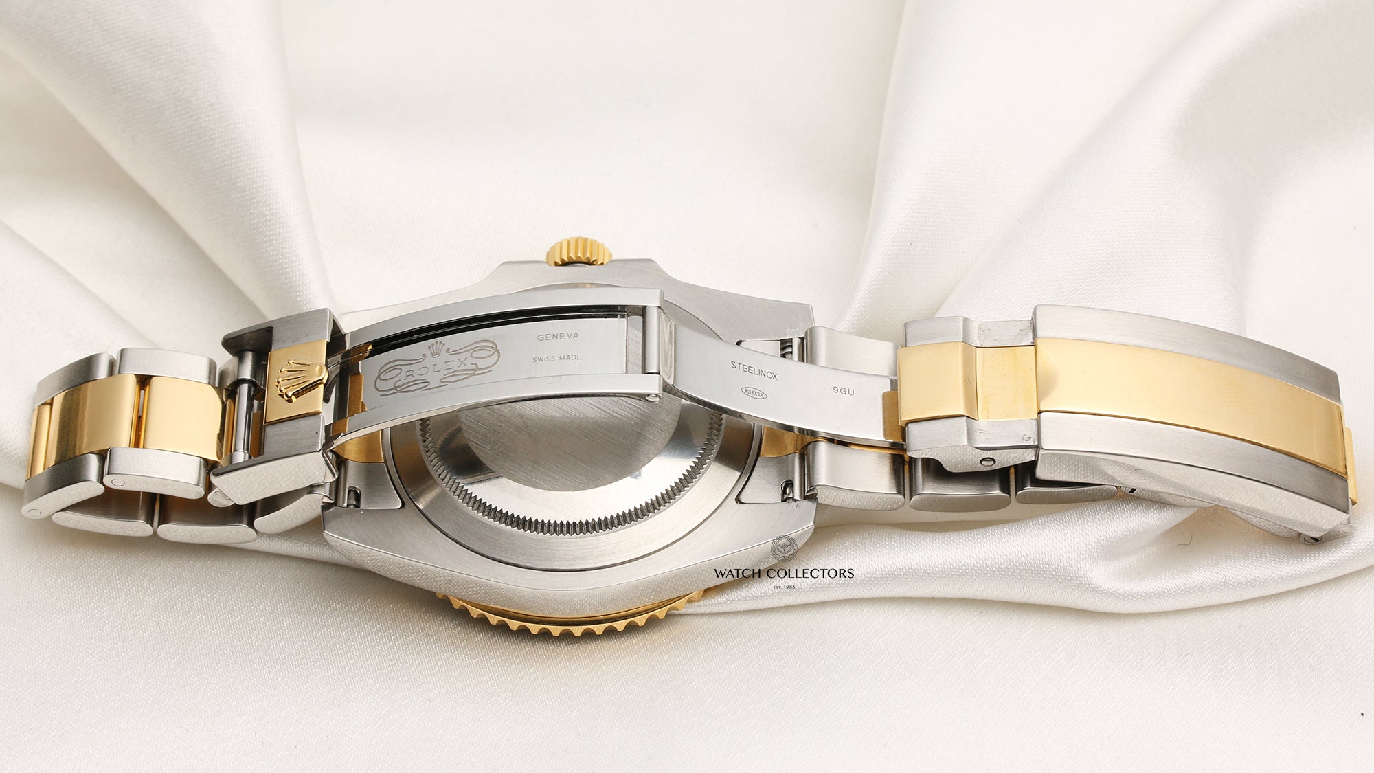 Rolex Submariner 116613LN Serti Diamond Dial Steel & Gold Second Hand Watch Collectors 10