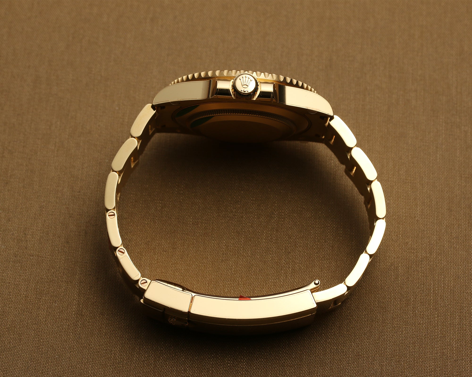 Rolex Submariner 116618LB 18K Yellow Gold Blue Ceramic Second Hand Watch Collectors 4