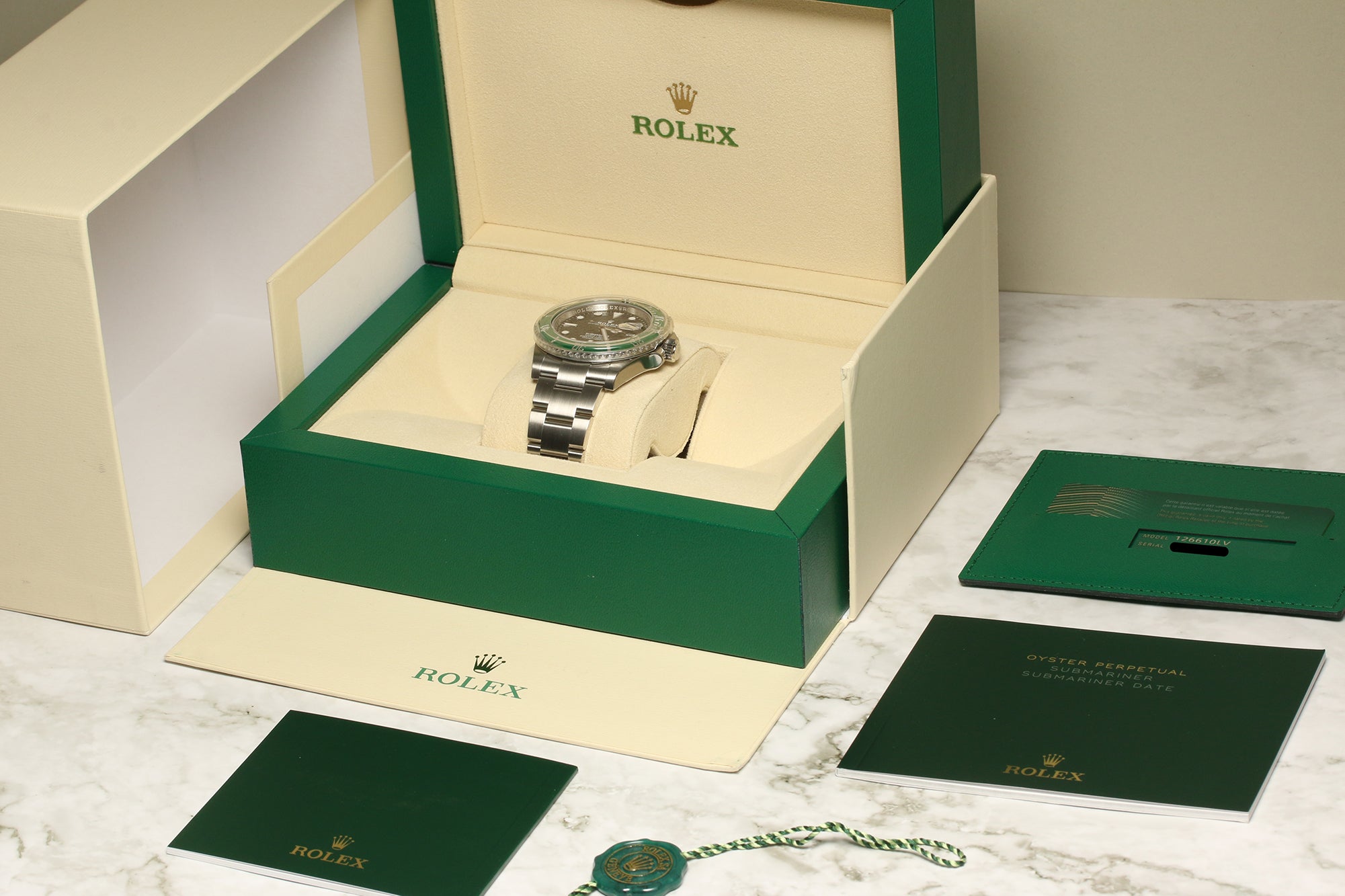 Rolex Submariner 126610LV Starbucks Stainless Steel Second Hand Watch Collectors 7