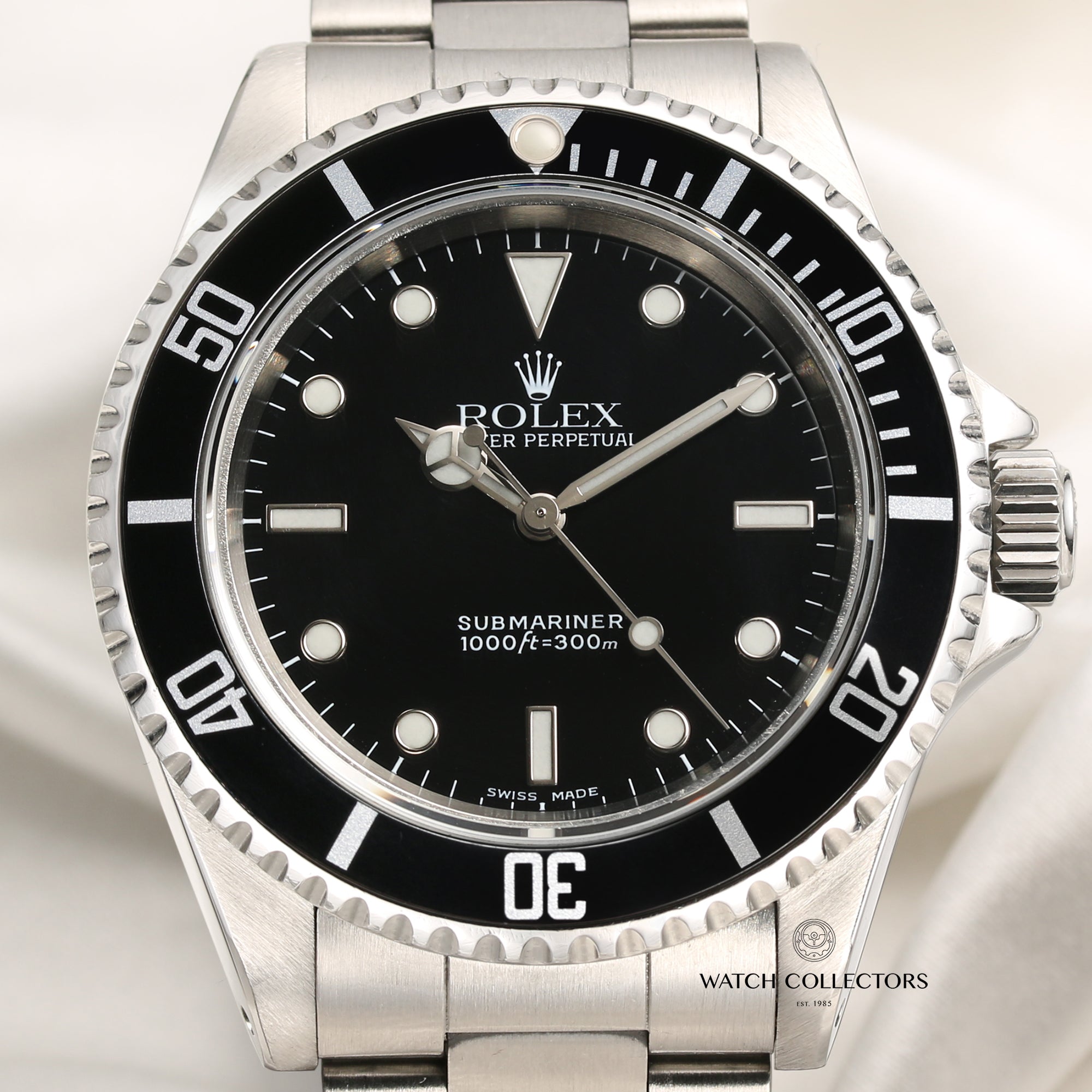 Rolex Submariner 14060 Non Date Stainless Steel Second Hand Watch Collectors 2