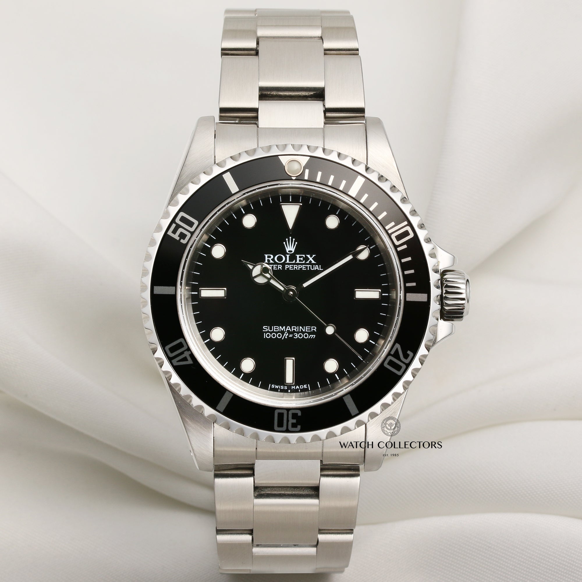 Rolex Submariner 14060M Non-Date Stainless Steel Second Hand Watch Collectors 1
