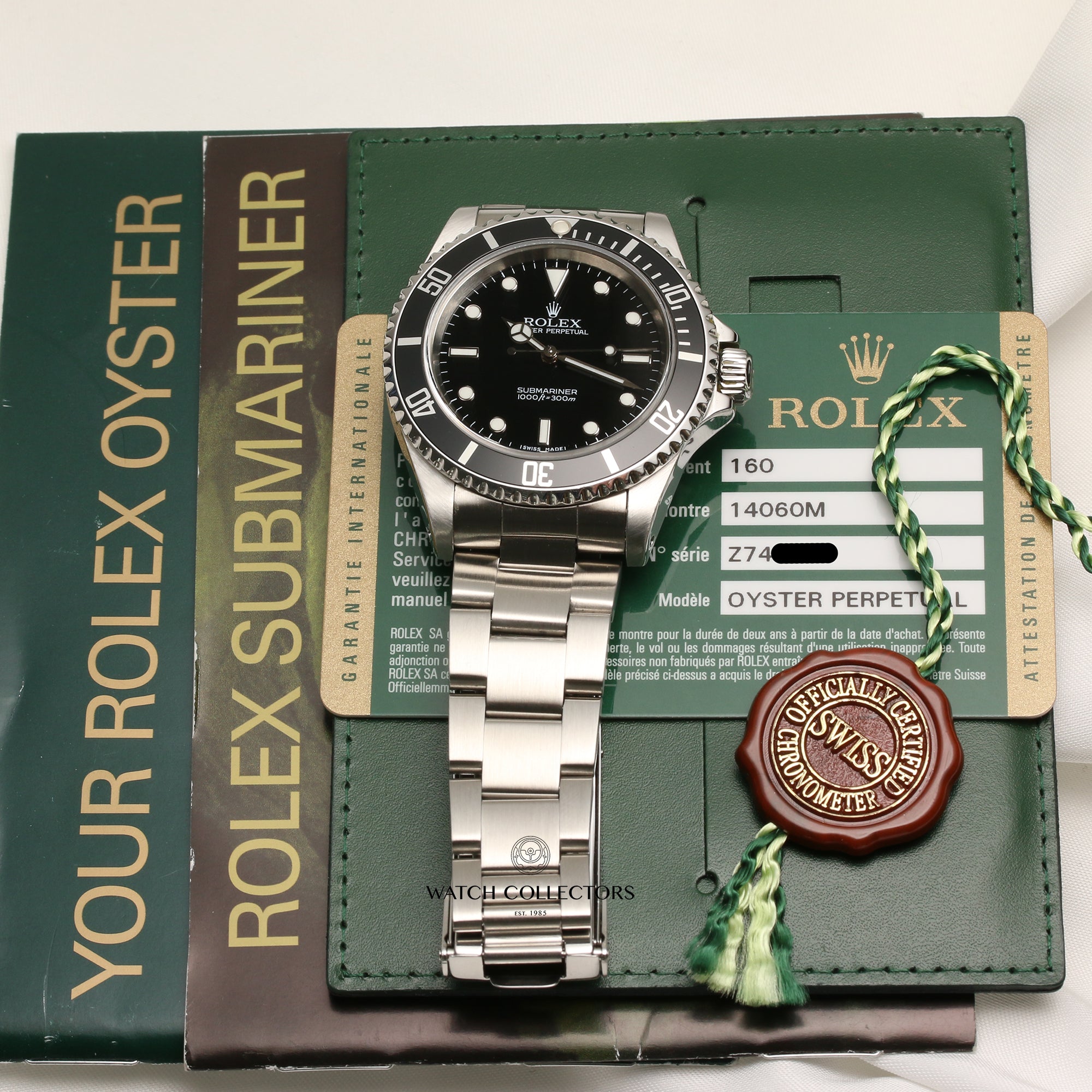 Rolex Submariner 14060M Non-Date Stainless Steel Second Hand Watch Collectors 7