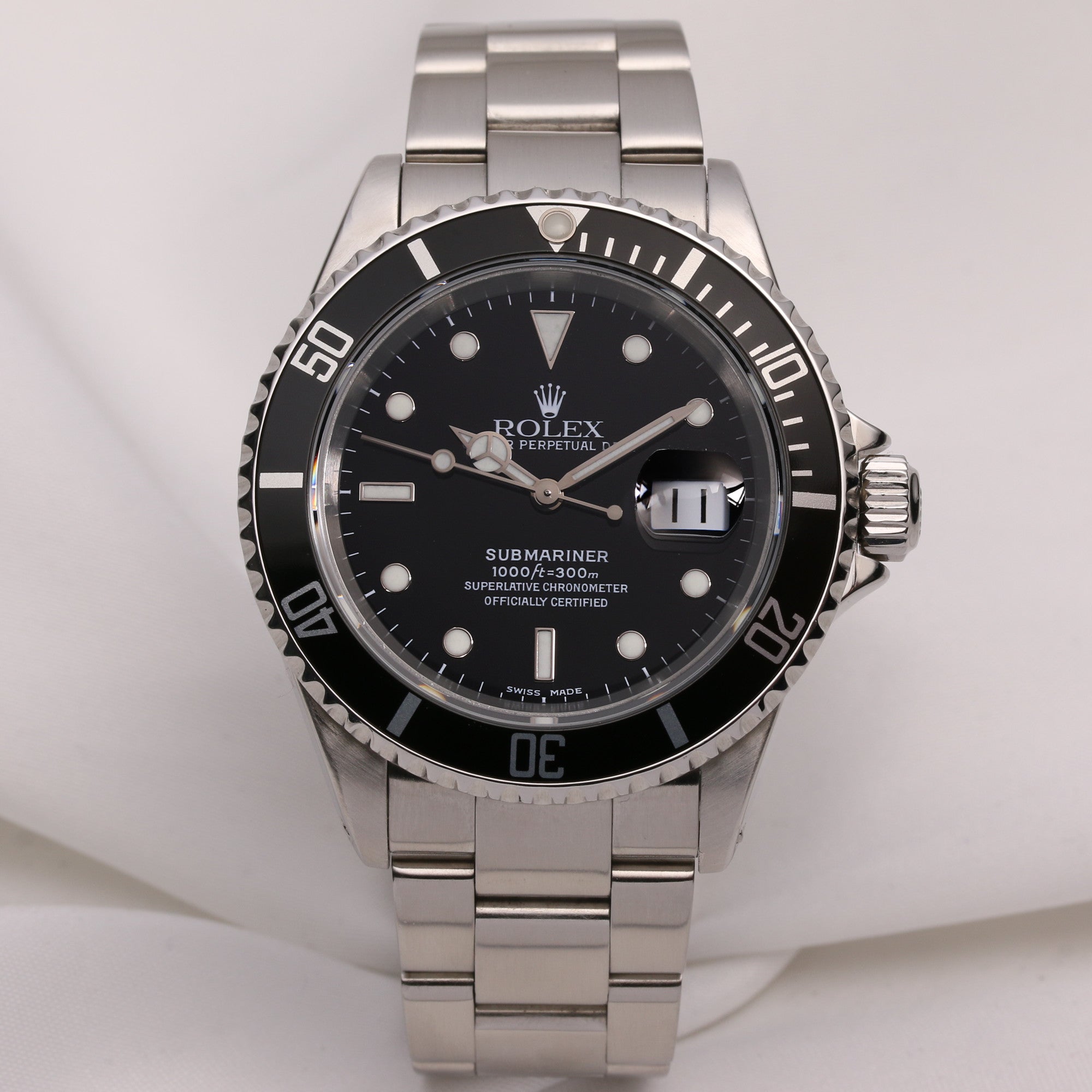 Rolex Submariner 16610 Stainless Steel 2 Second Hand Watch Collectors 1