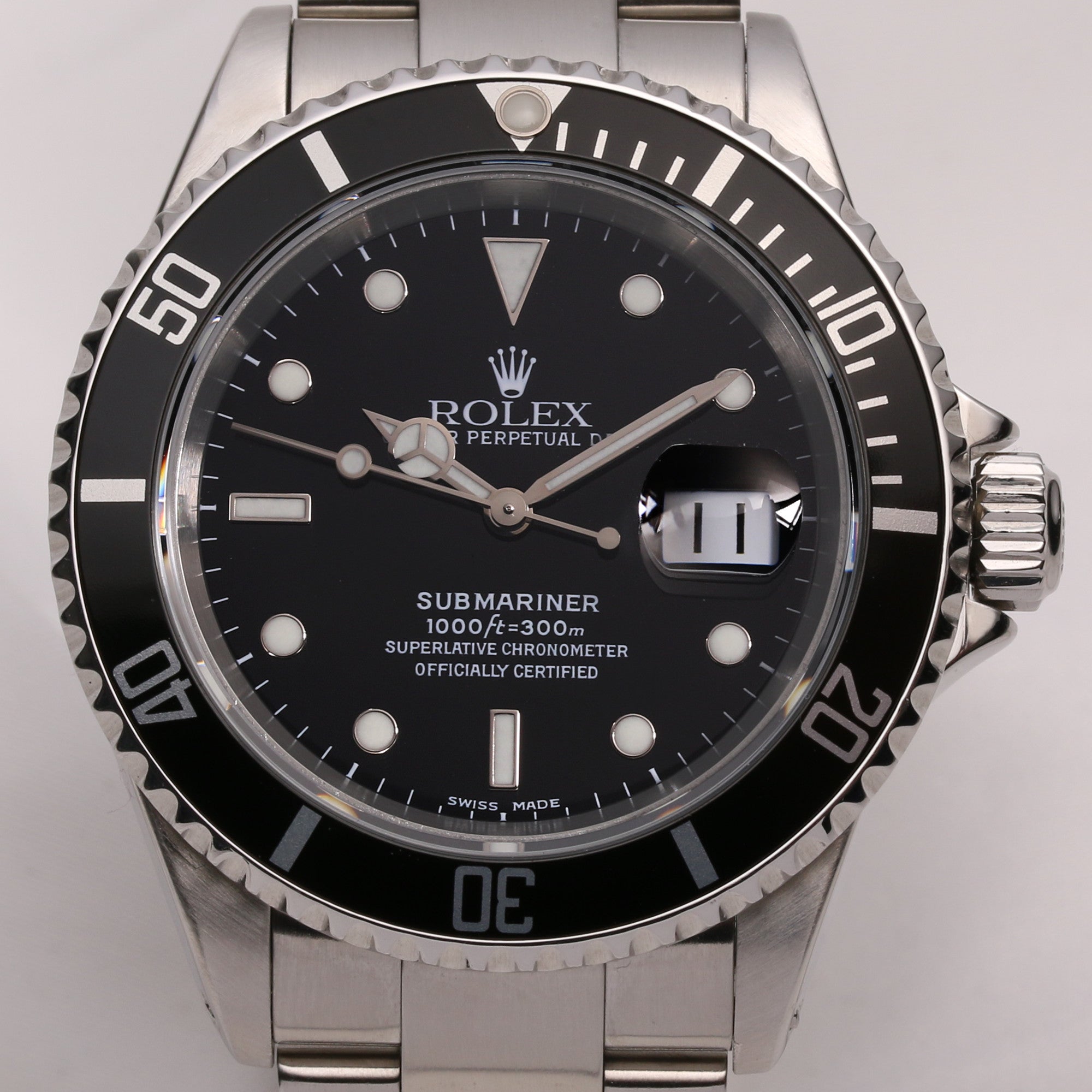 Rolex Submariner 16610 Stainless Steel 2 Second Hand Watch Collectors 2