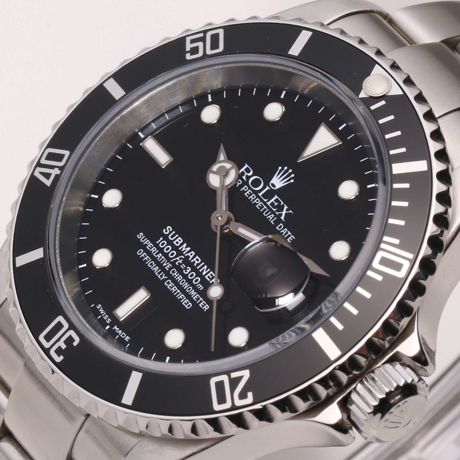 Rolex Submariner 16610 Stainless Steel 2 Second Hand Watch Collectors 4