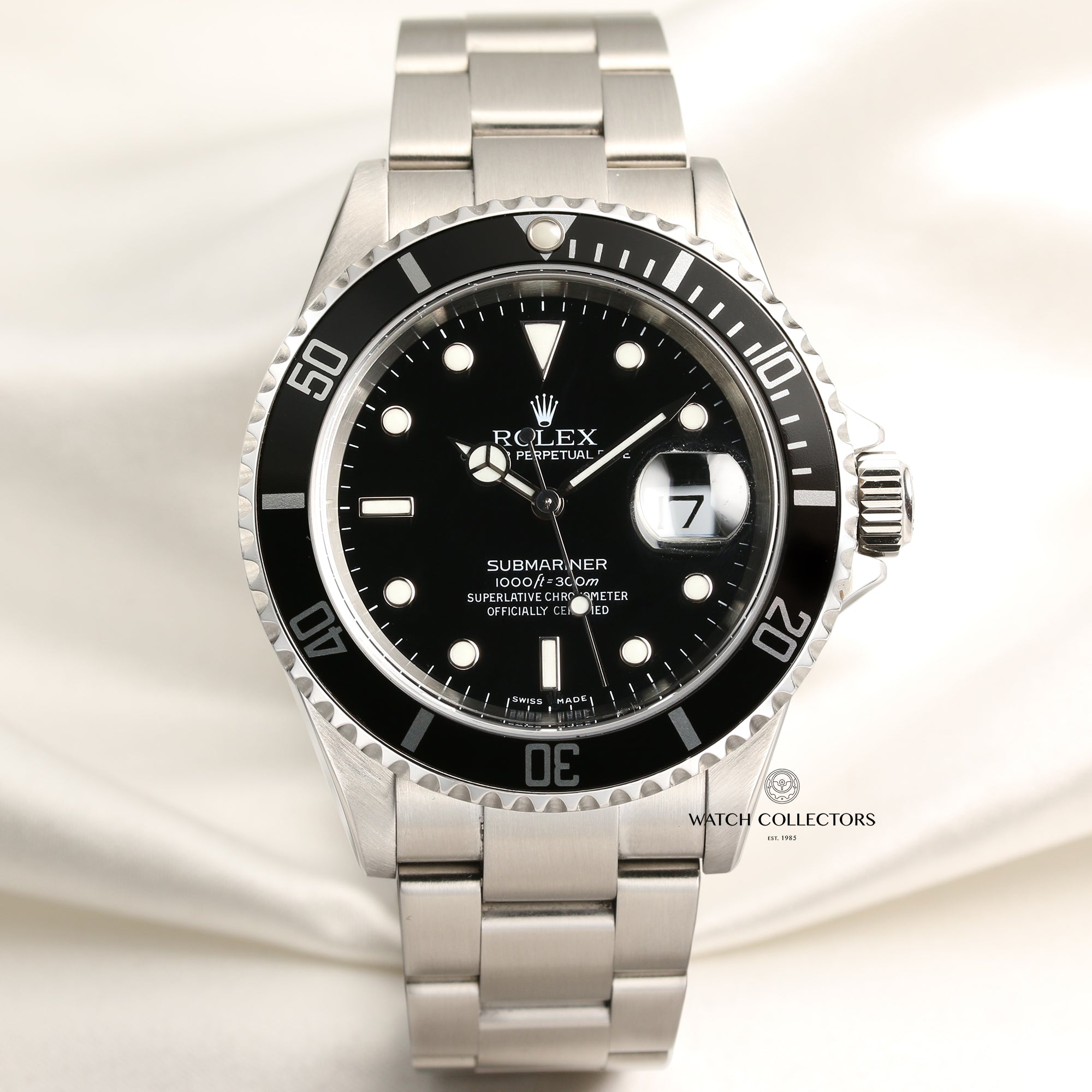 Rolex Submariner 16610 Stainless Steel Second Hand Watch Collectors 1