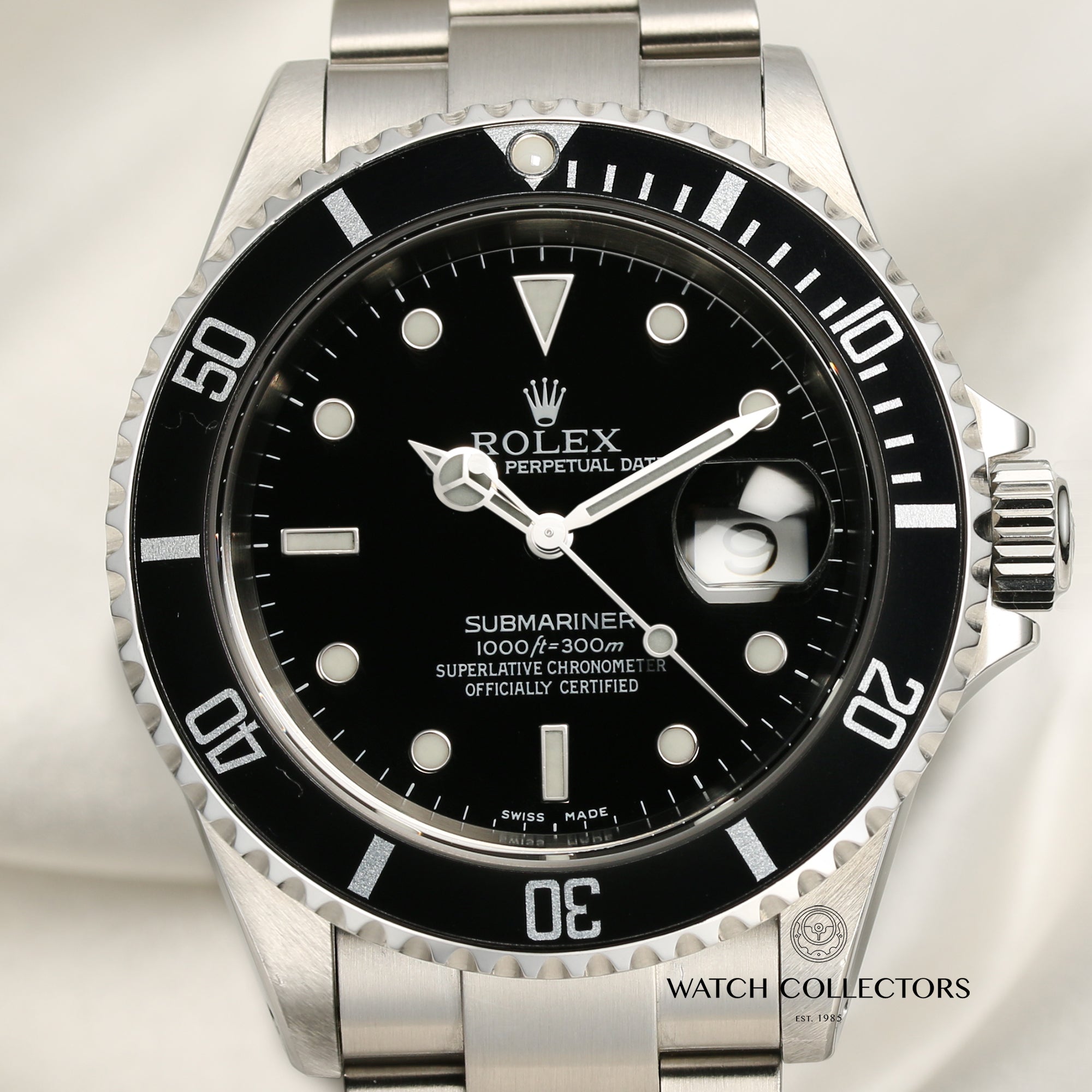 Rolex Submariner 16610 Stainless Steel Second Hand Watch Collectors 2