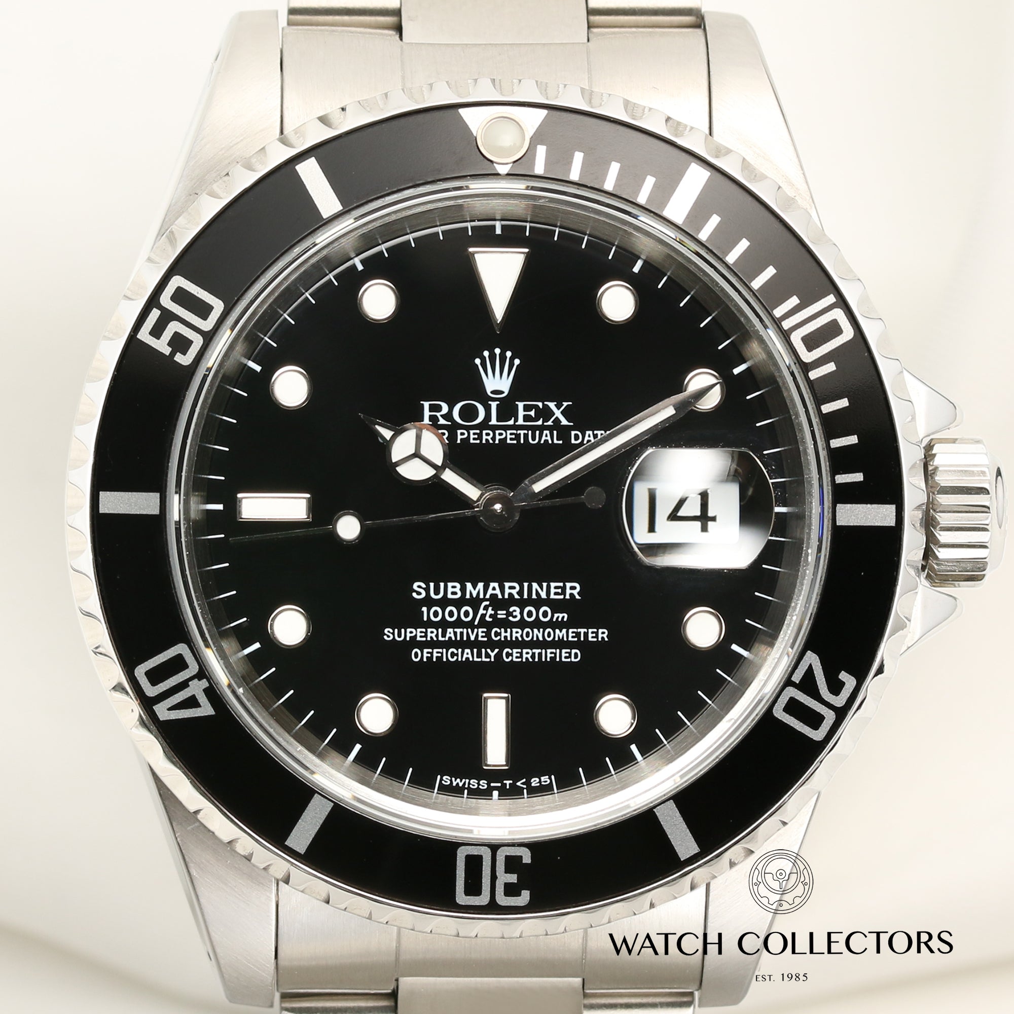 Rolex Submariner 16610 Stainless Steel Second Hand Watch Collectors 2