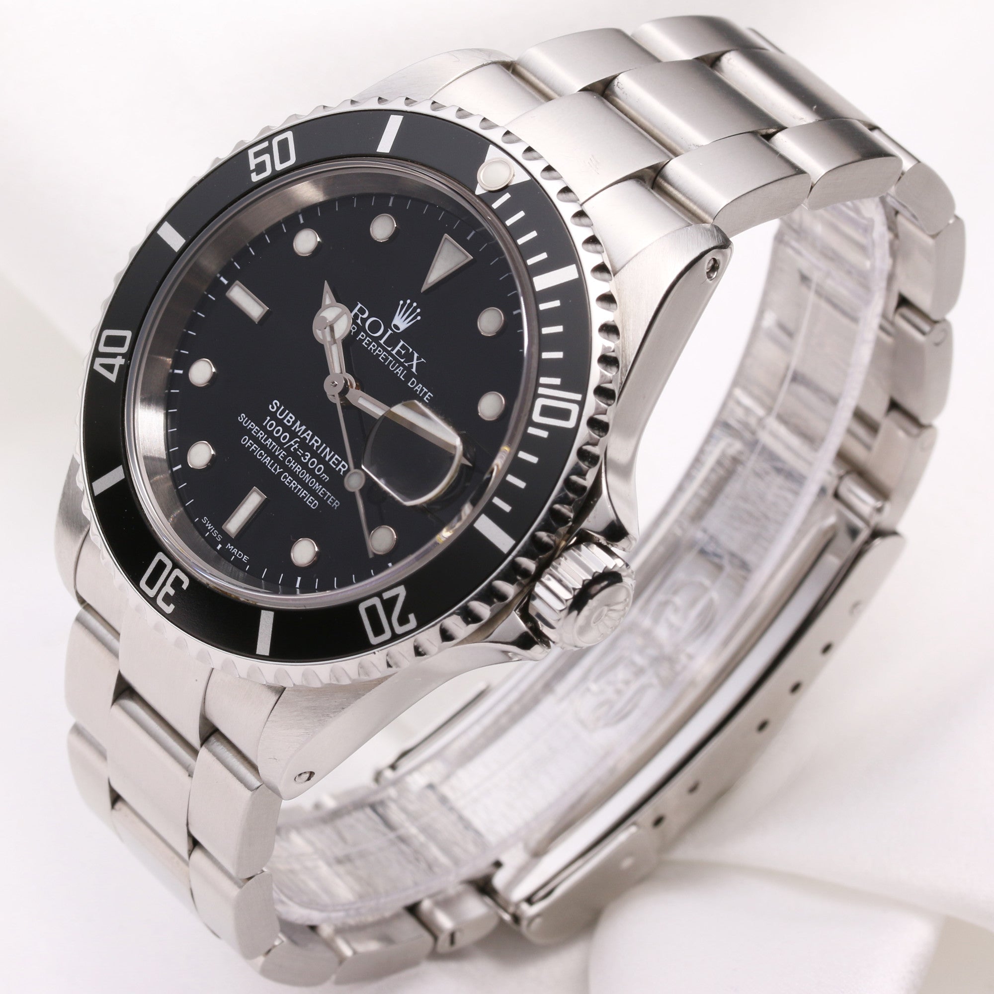 Rolex Submariner 16610 Stainless Steel Second Hand Watch Collectors 3