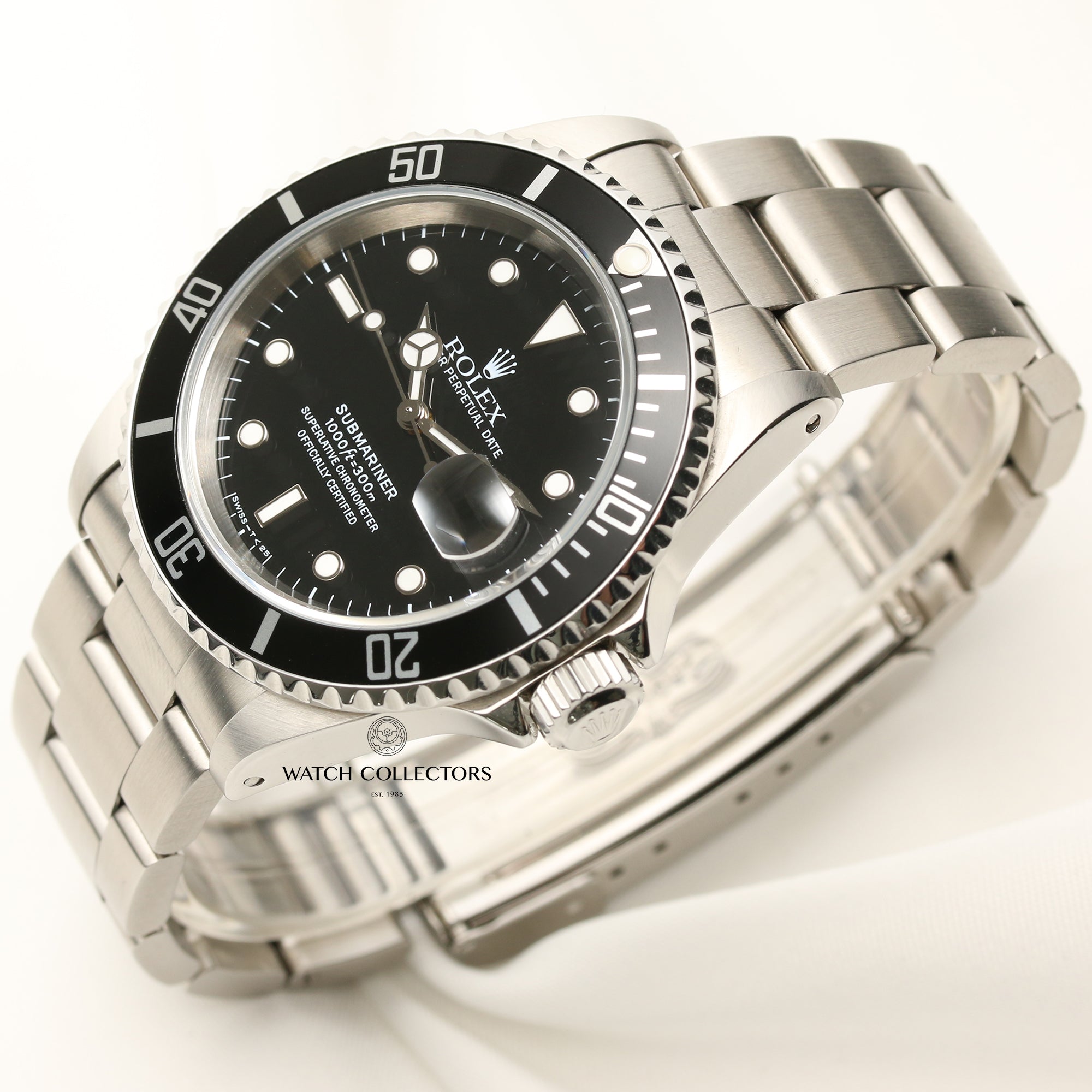 Rolex Submariner 16610 Stainless Steel Second Hand Watch Collectors 3