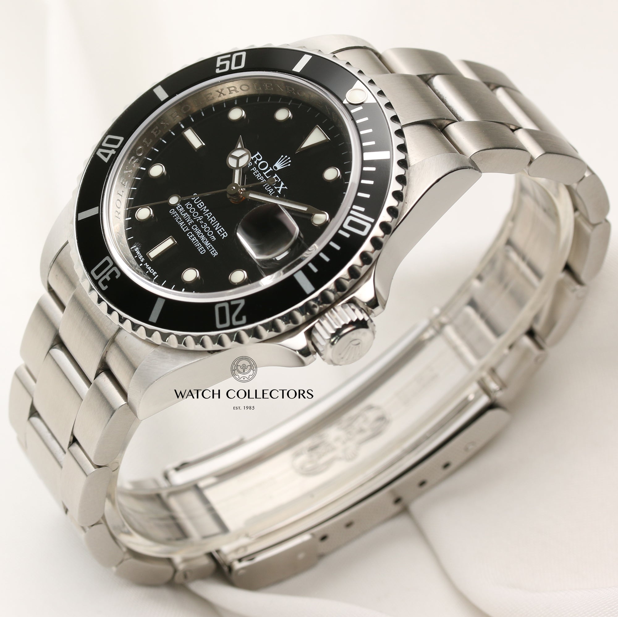 Rolex Submariner 16610 Stainless Steel Second Hand Watch Collectors 3
