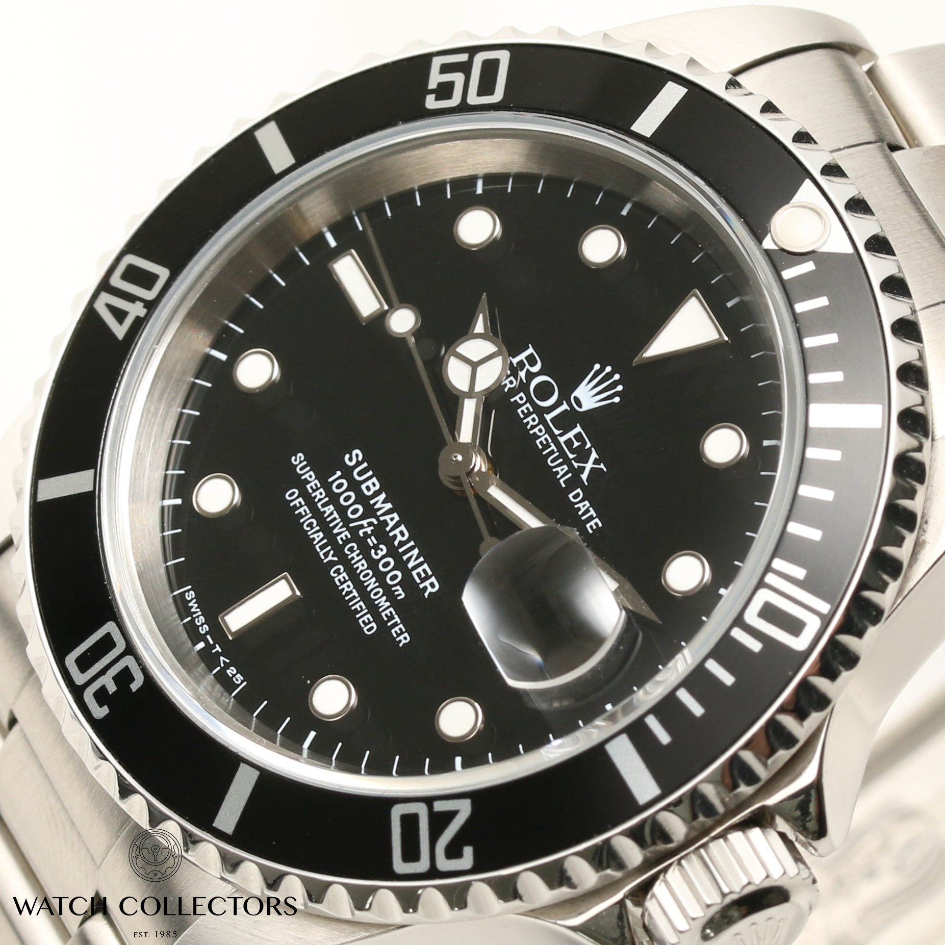 Rolex Submariner 16610 Stainless Steel Second Hand Watch Collectors 4