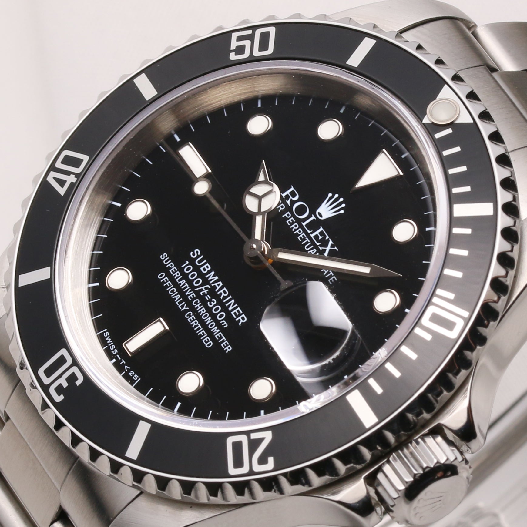 Rolex Submariner 16610 Stainless Steel Second Hand Watch Collectors 4