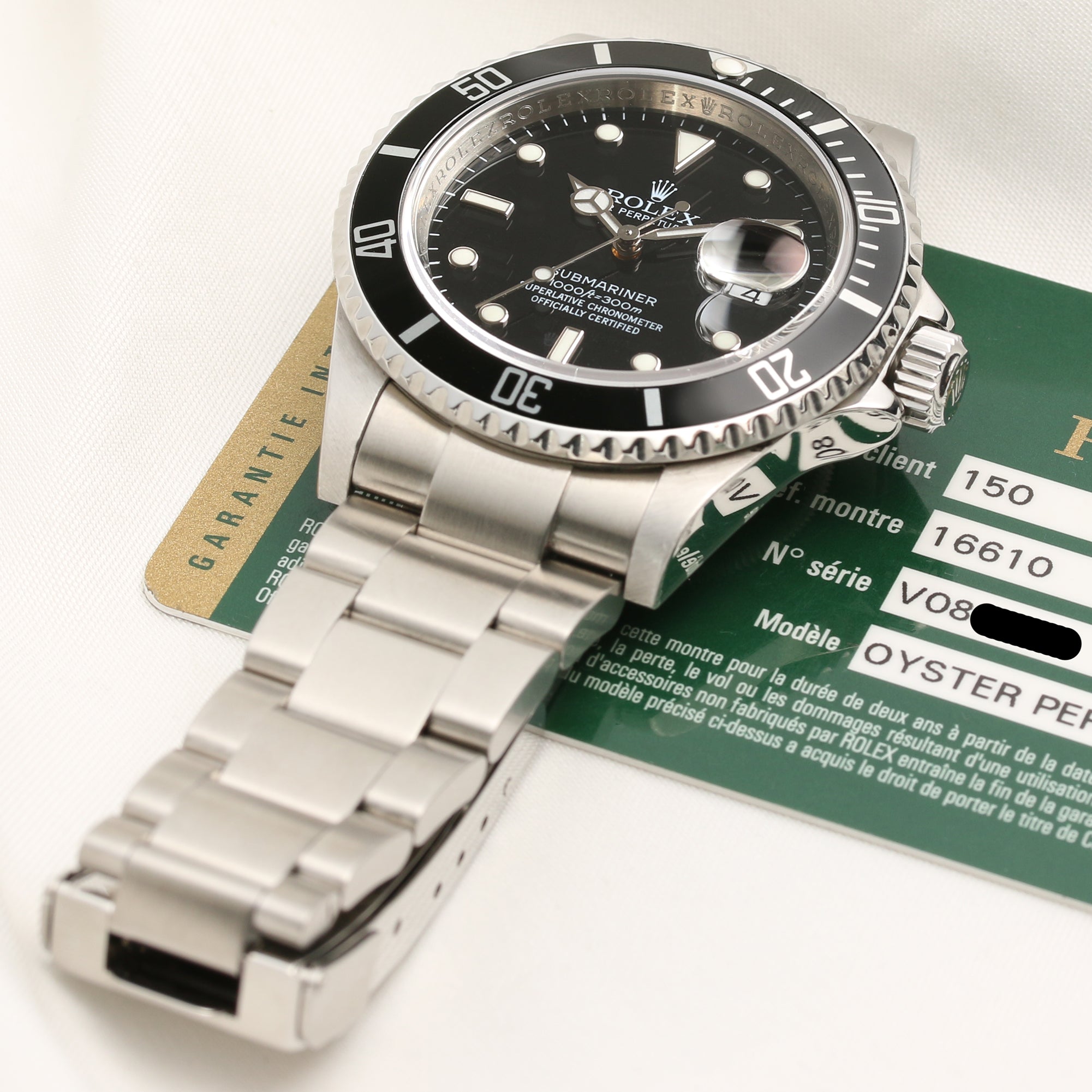 Rolex Submariner 16610 Stainless Steel Second Hand Watch Collectors 9