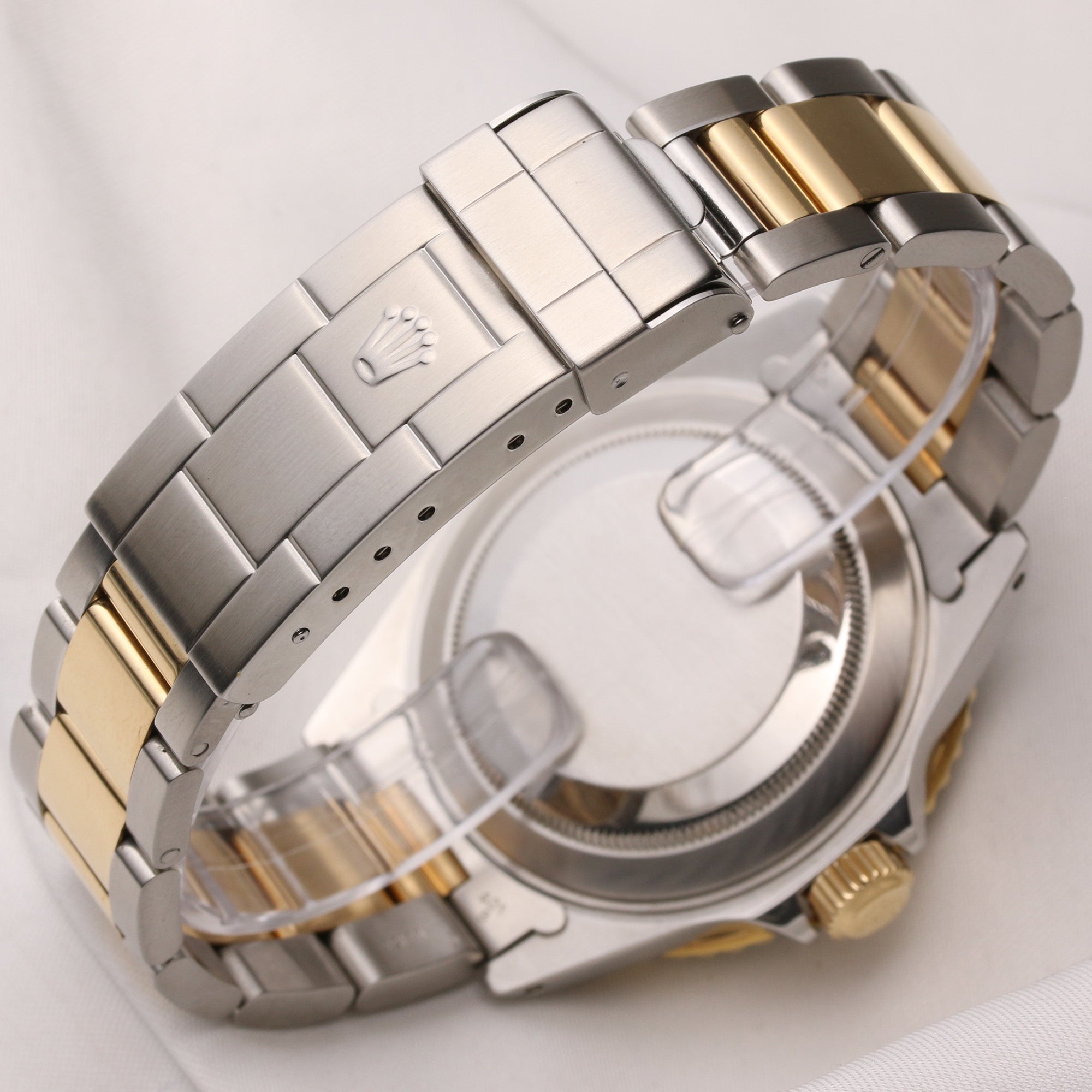 Rolex Submariner 16613 A82XXXX Stee & Gold Black insert & Dial Second Hand Watch Collectors 5