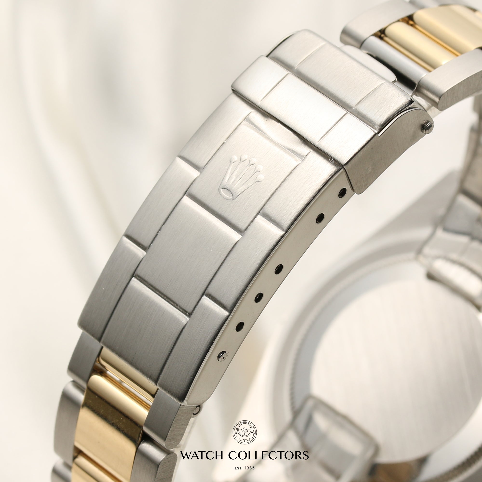 Rolex Submariner 16613 Pre-Ceramic Black Steel & Gold Second Hand Watch Collectors 9