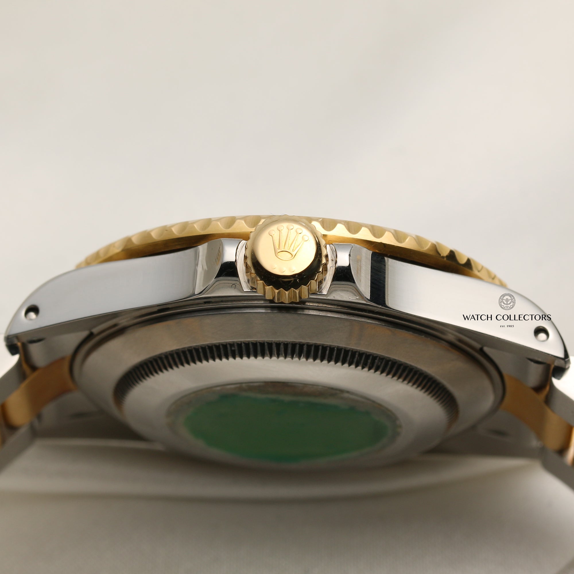 Rolex Submariner 16613 Steel & Gold Black Second Hand Watch Collectors 5