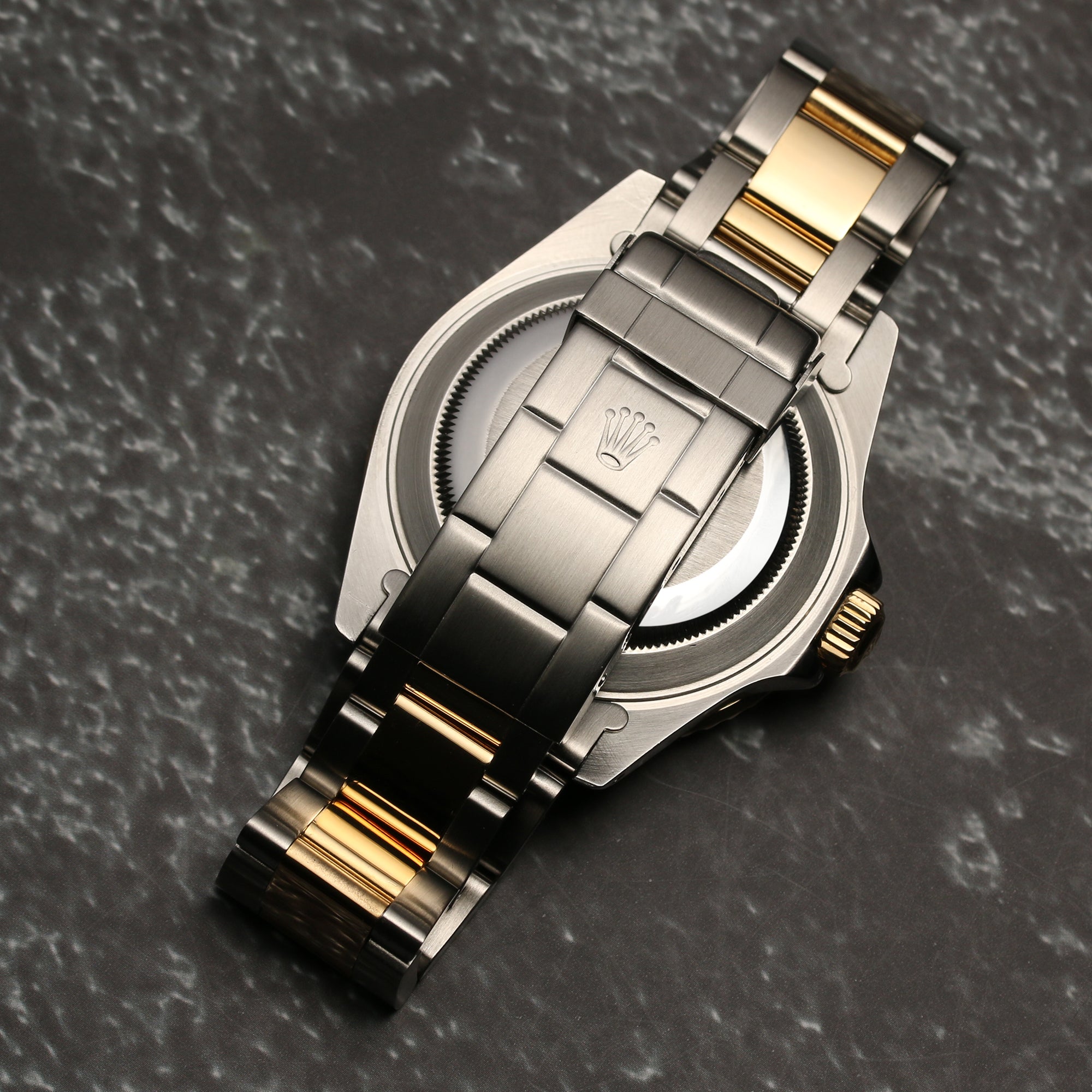 Rolex Submariner 16613 Steel & Gold Black Second Hand Watch Collectors 5