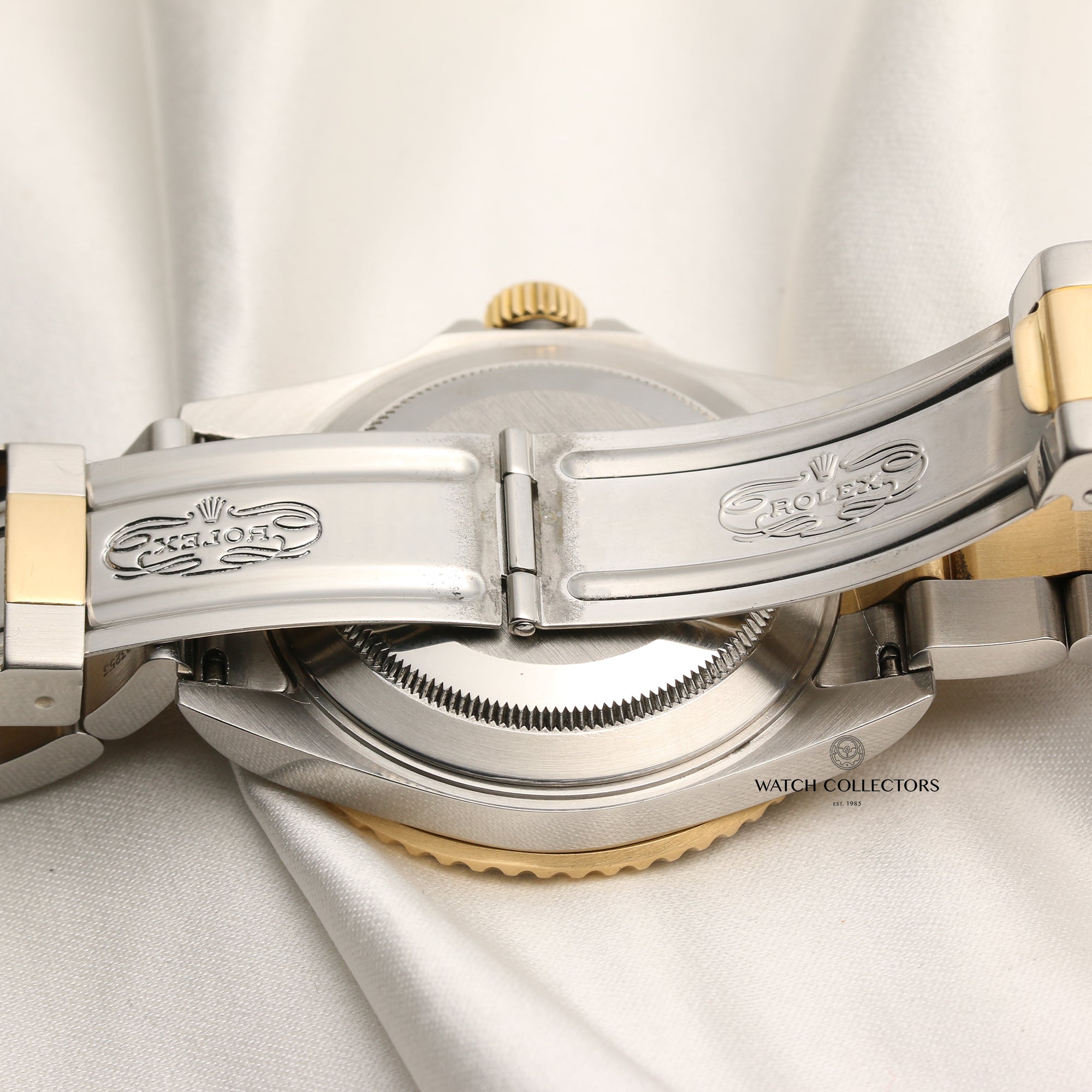 Rolex Submariner 16613 Steel & Gold Blue Dial Second Hand Watch Collectors 7