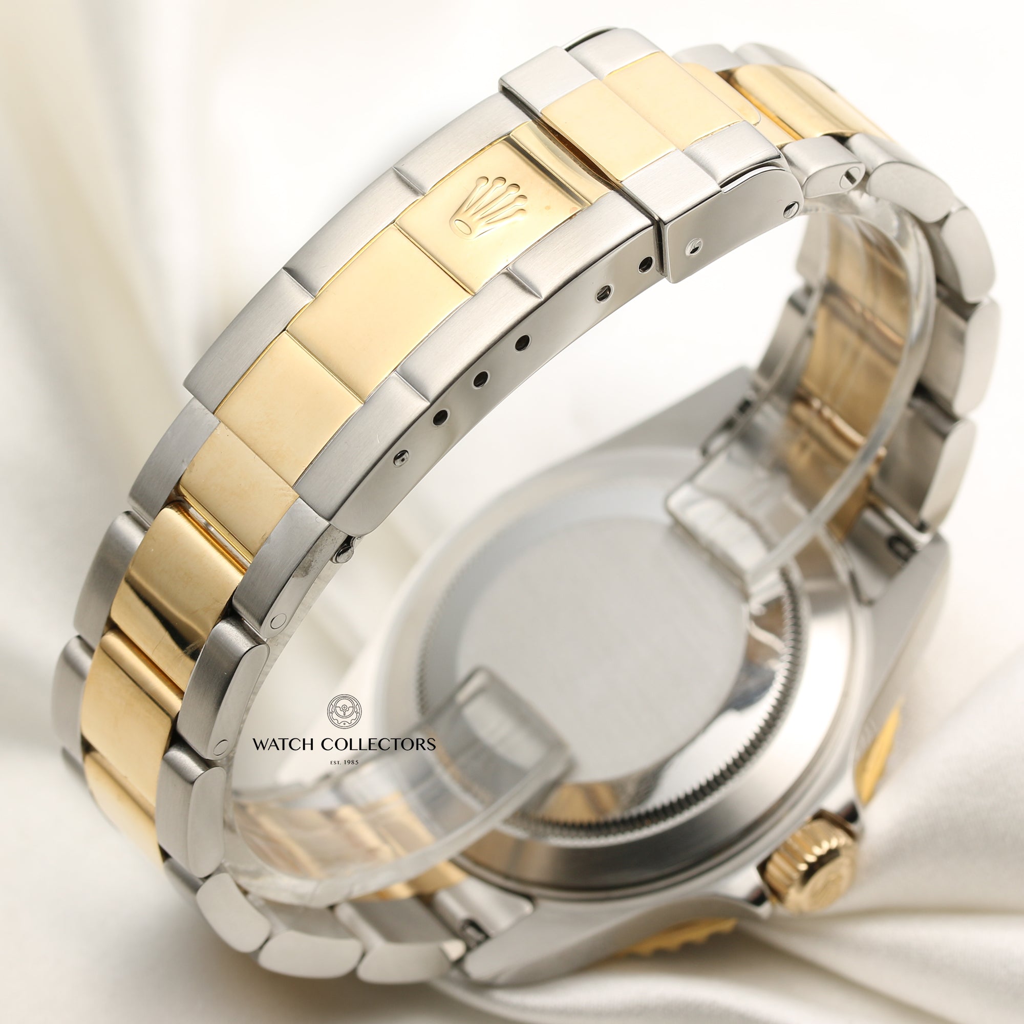 Rolex Submariner 16613 Steel & Gold Blue Second Hand Watch Collectors 6