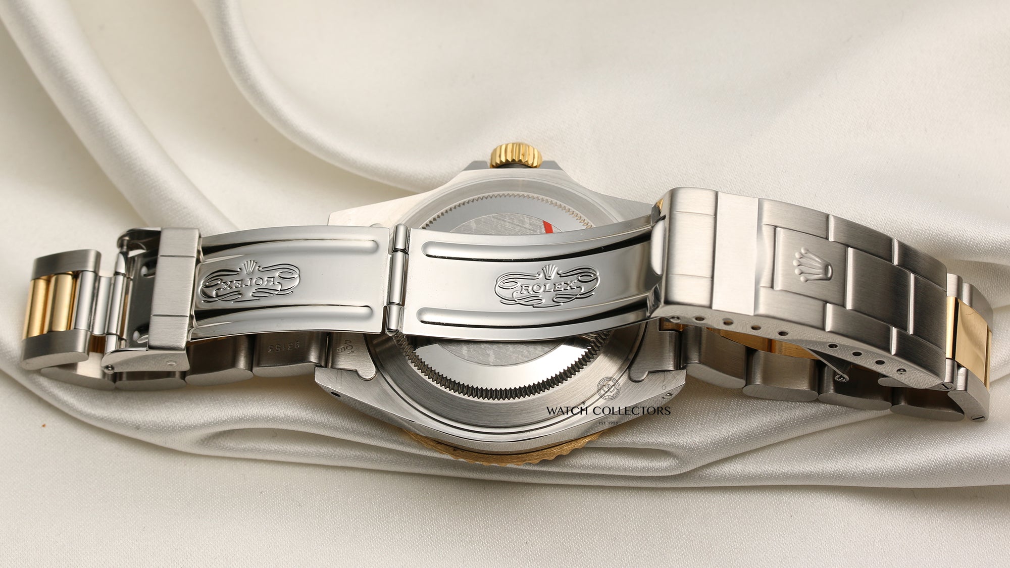 Rolex Submariner 16613 Steel & Gold Blue Second Hand Watch Collectors 6