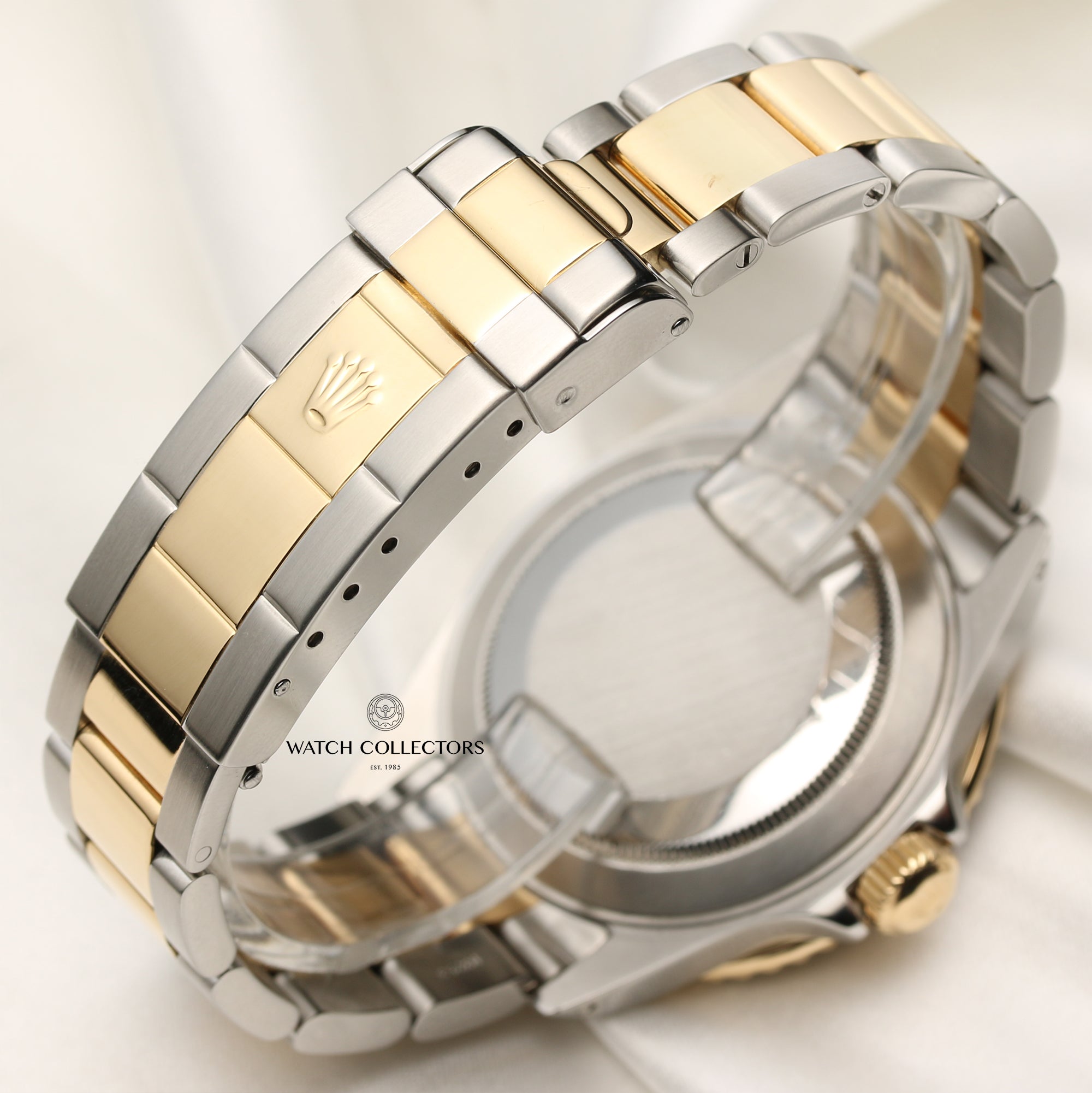 Rolex Submariner 16613 Steel & Gold Blue Second Hand Watch Collectors 6