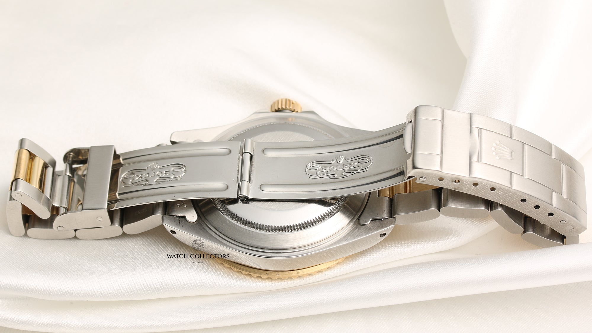 Rolex Submariner 16613 Steel & Gold Blue Second Hand Watch Collectors 7