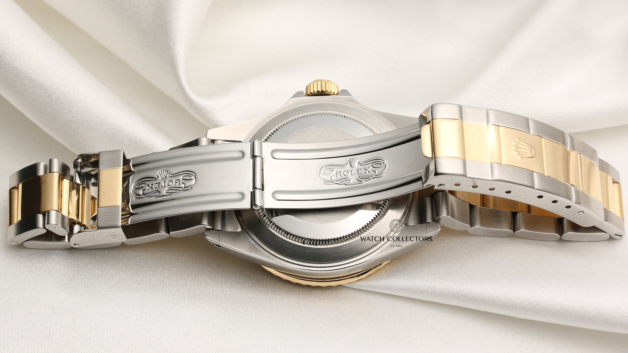 Rolex Submariner 16613 Steel & Gold Blue Second Hand Watch Collectors 7